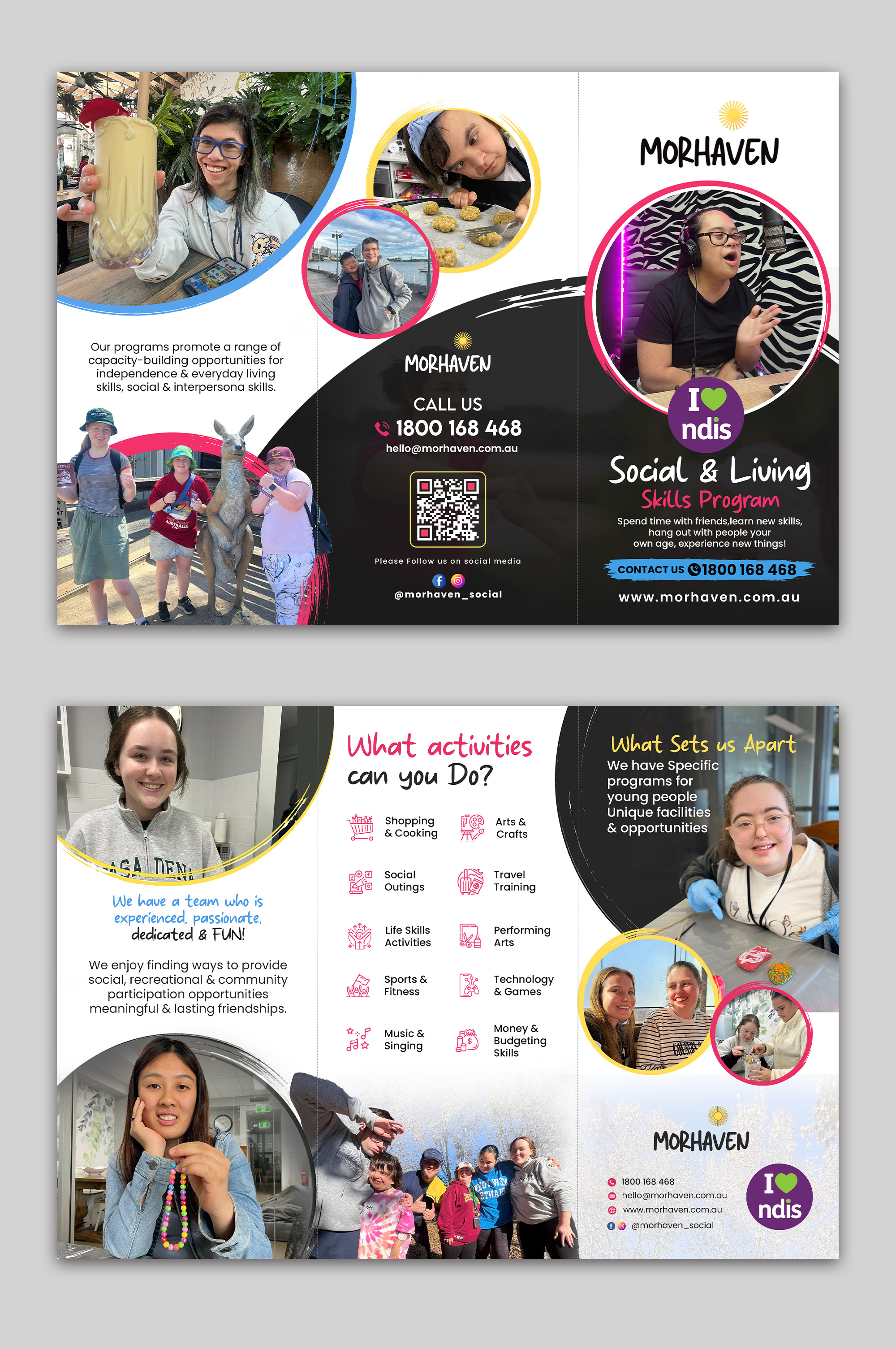 Flyer Design by debdesign for Morhaven Disability Services | Design #33306837