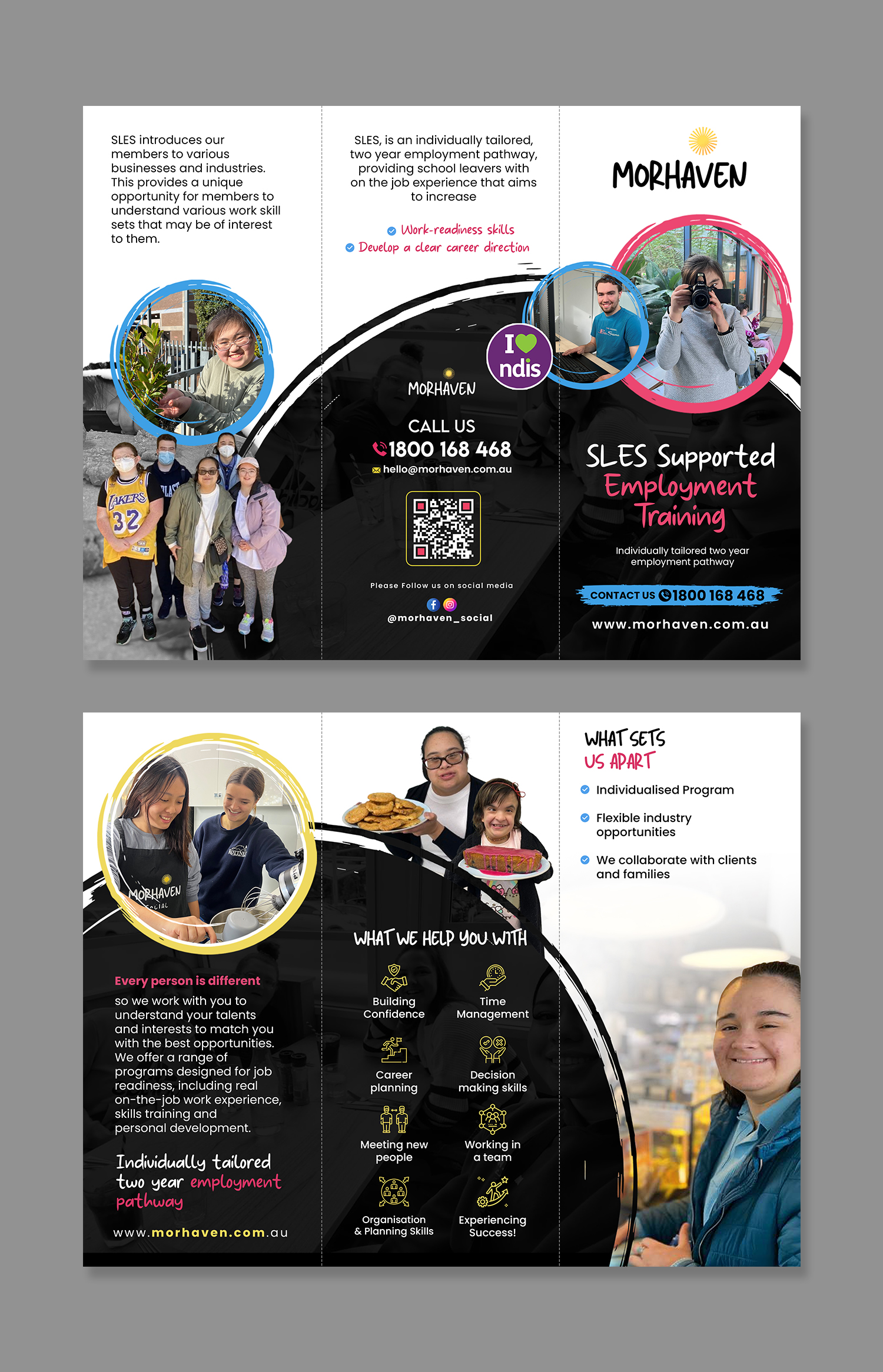 Flyer Design by debdesign for Morhaven Disability Services | Design #33307087