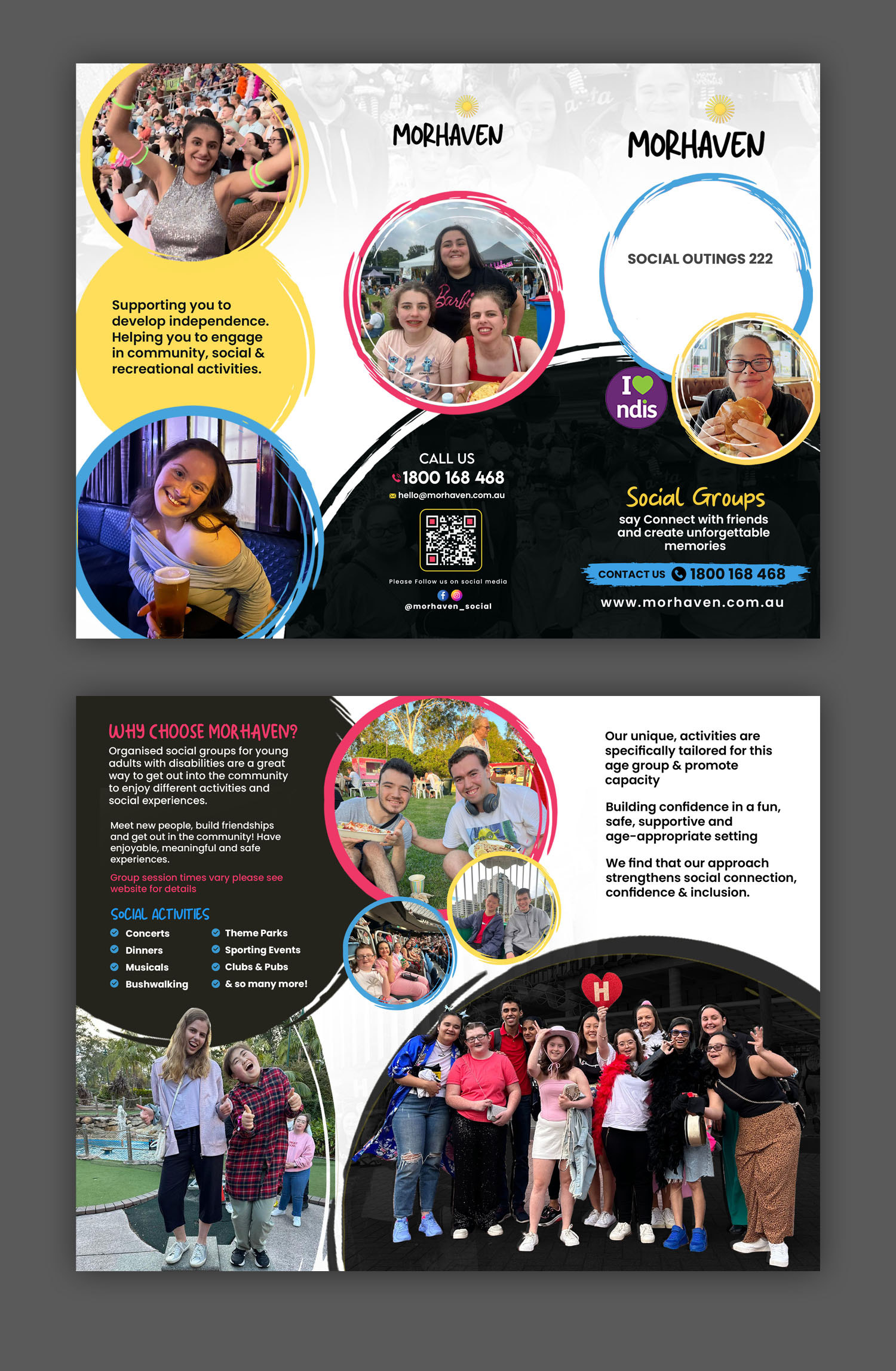 Flyer Design by debdesign for Morhaven Disability Services | Design #33312537