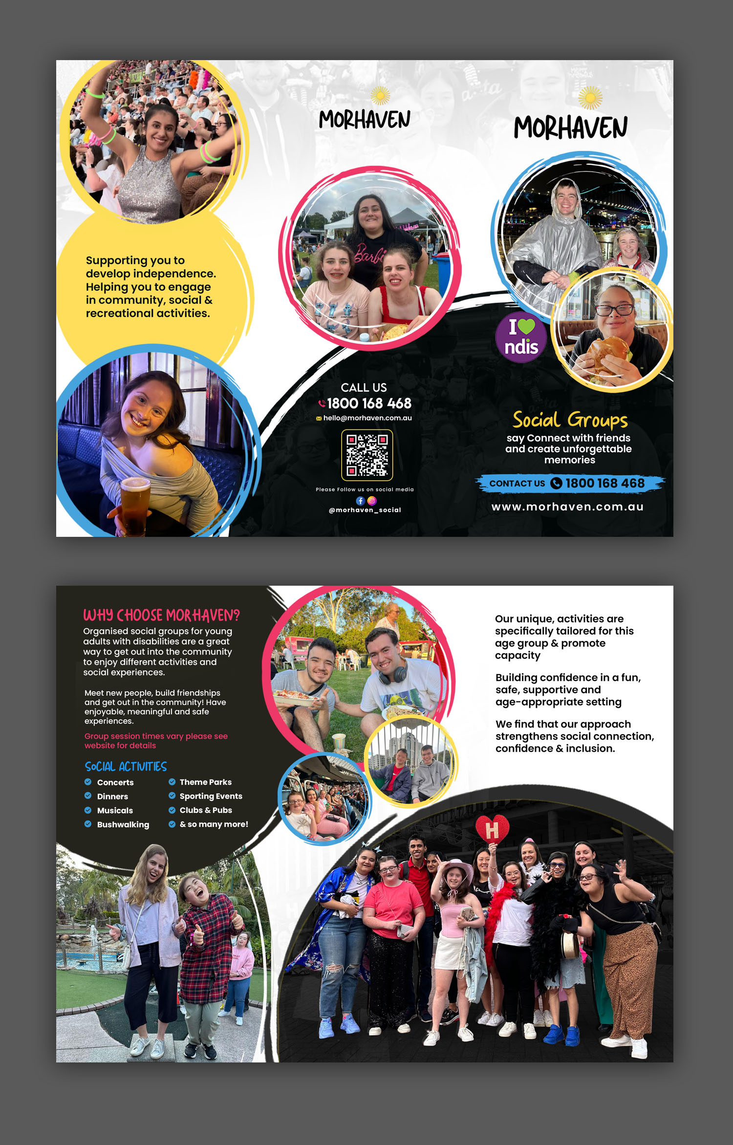 Flyer Design by debdesign for Morhaven Disability Services | Design #33328641