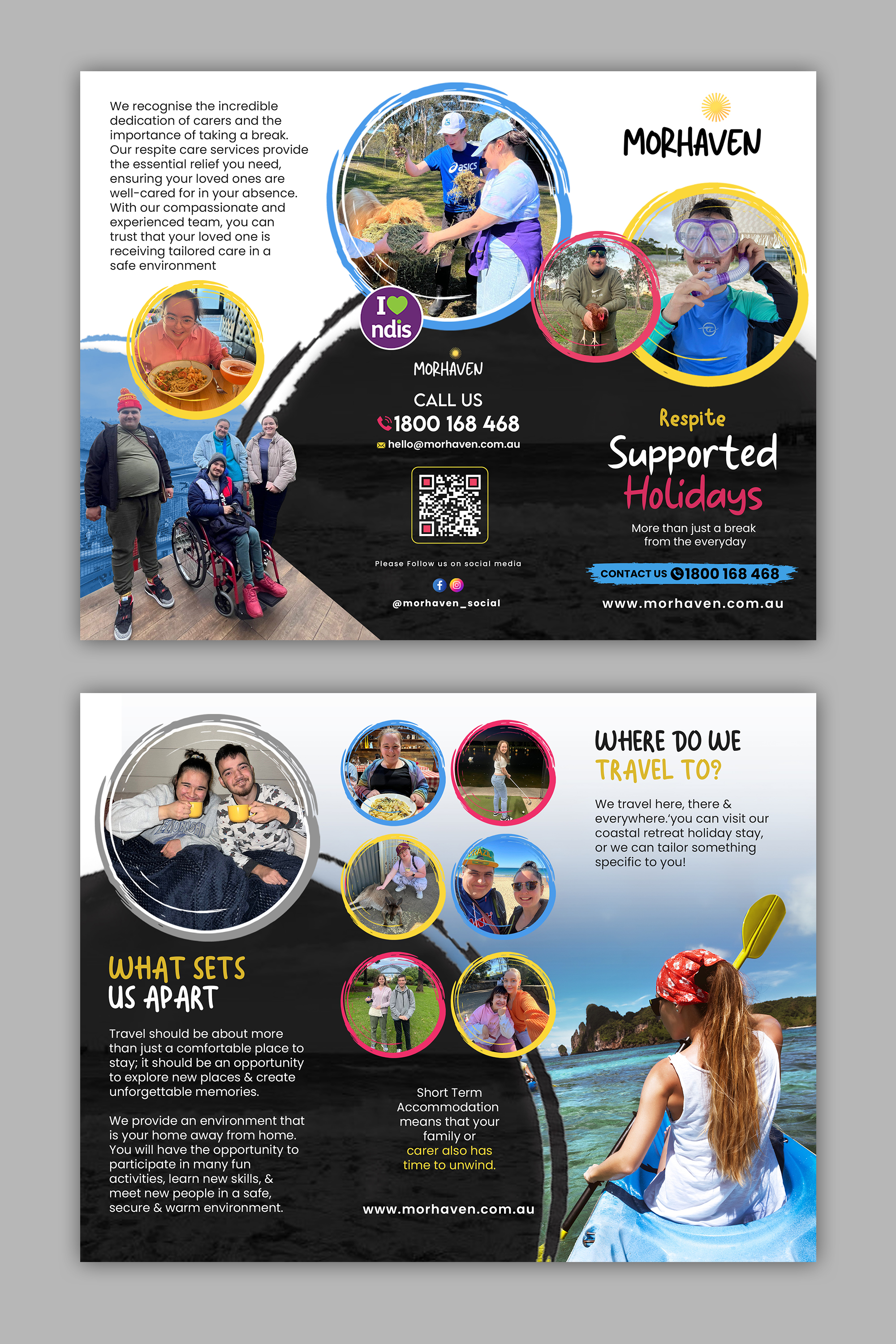 Flyer Design by debdesign for Morhaven Disability Services | Design #33342450