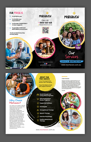 Flyer Design by debdesign for Morhaven Disability Services | Design: #33342765