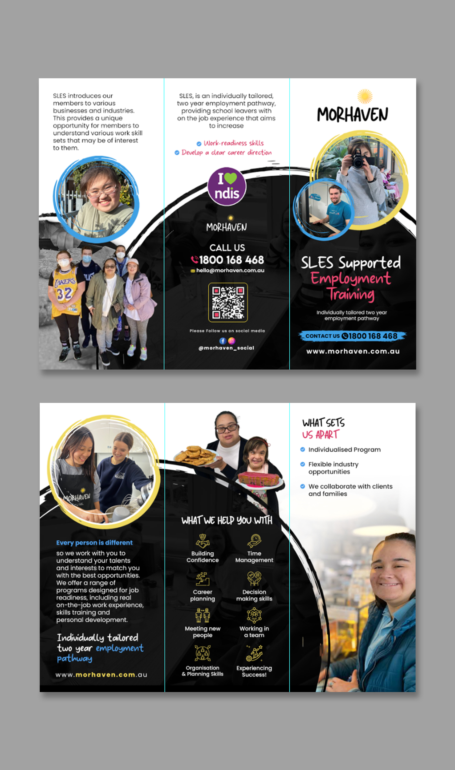 Flyer Design by debdesign for Morhaven Disability Services | Design #33347090