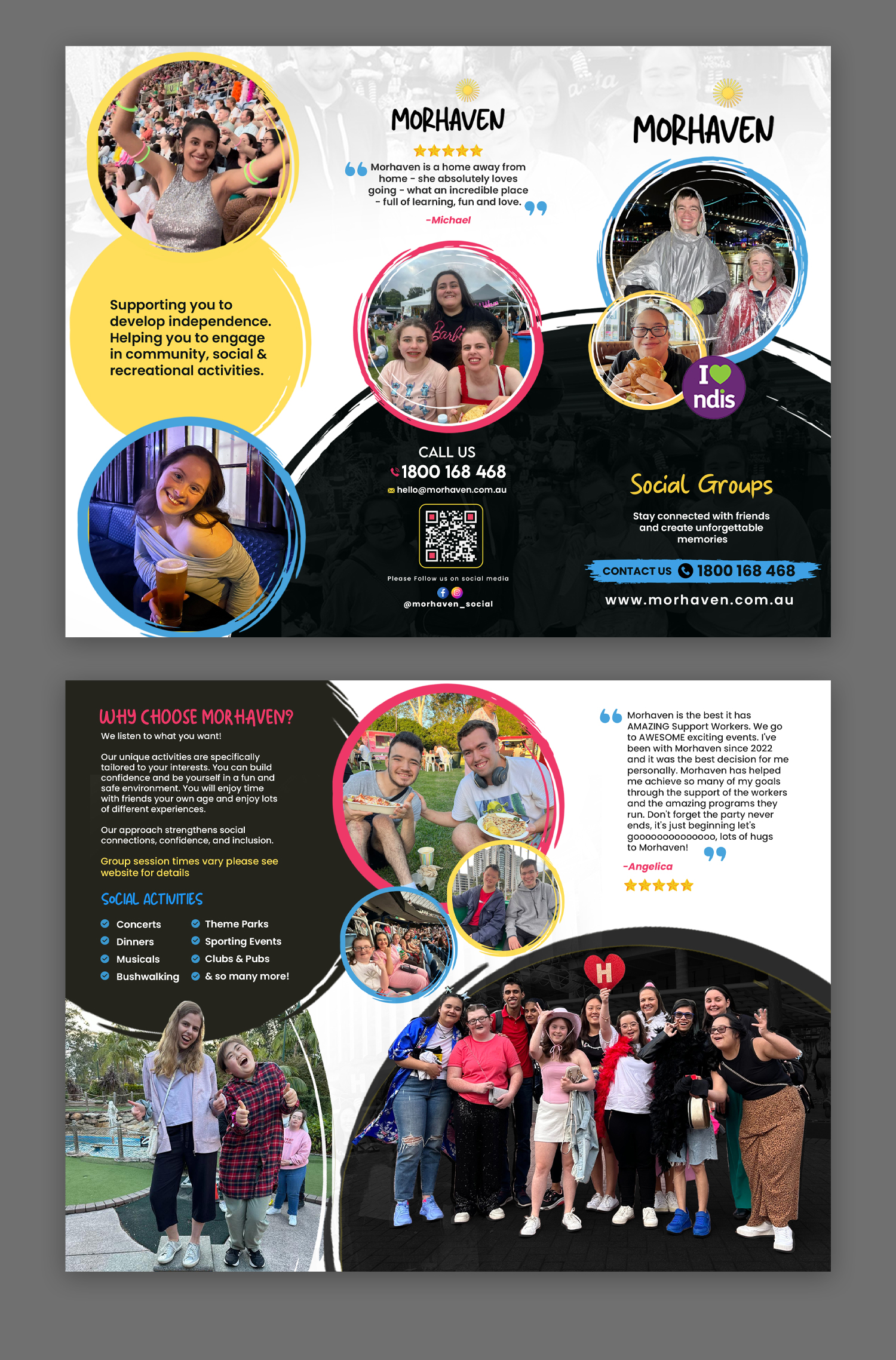 Flyer Design by debdesign for Morhaven Disability Services | Design #33373778