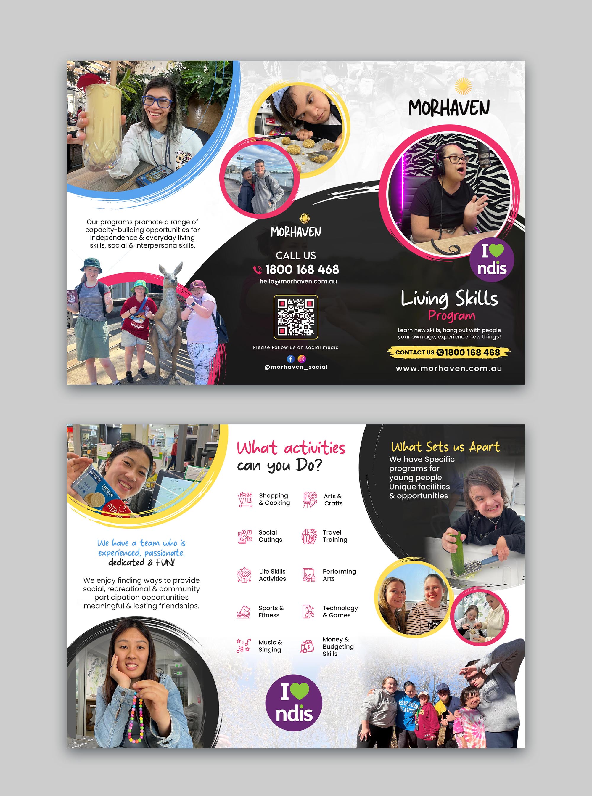 Flyer Design by debdesign for Morhaven Disability Services | Design #33373811