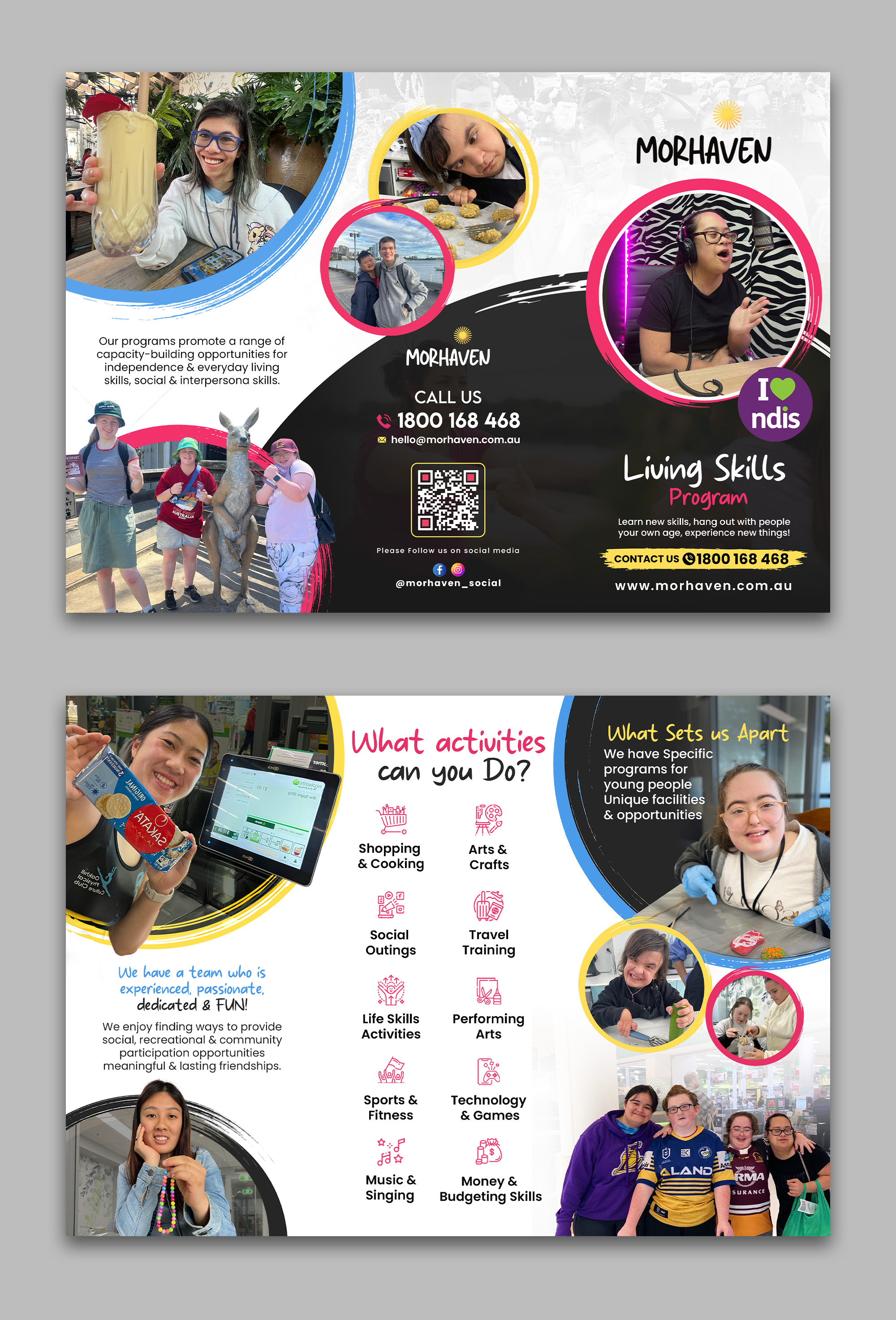 Flyer Design by debdesign for Morhaven Disability Services | Design #33385697