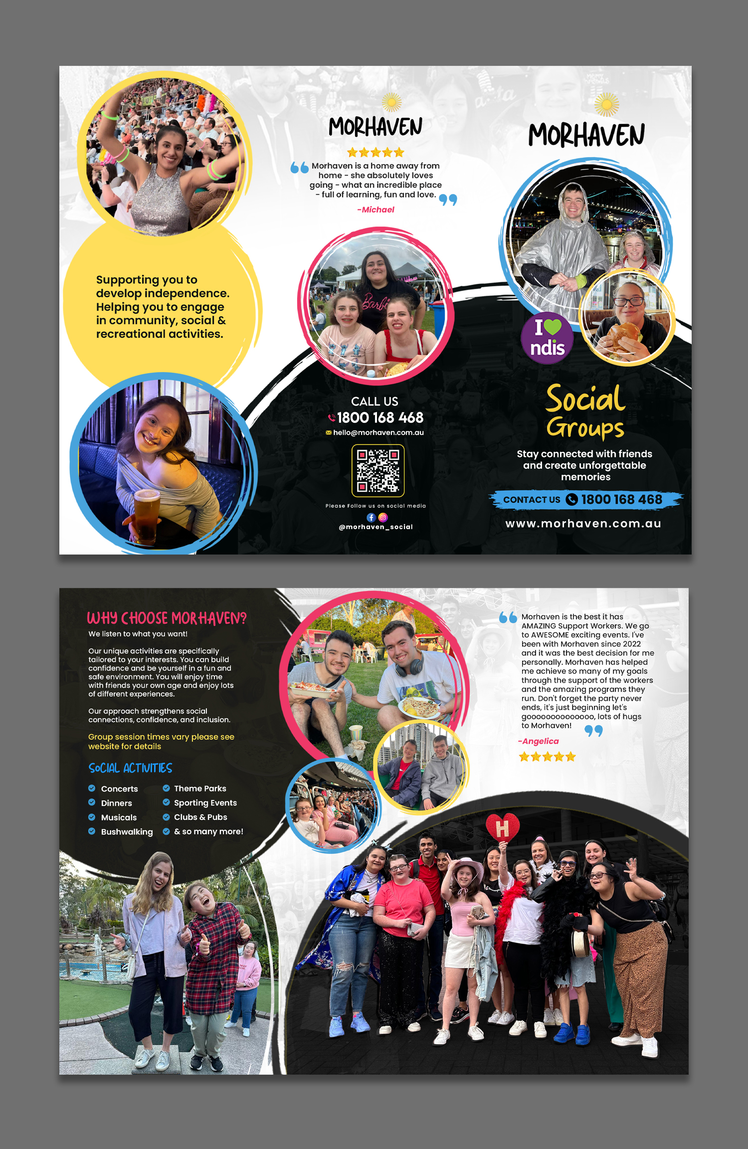 Flyer Design by debdesign for Morhaven Disability Services | Design #33385709