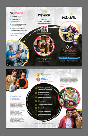Diseño de Flyer por debdesign para Morhaven Disability Services | Diseño: #33385710