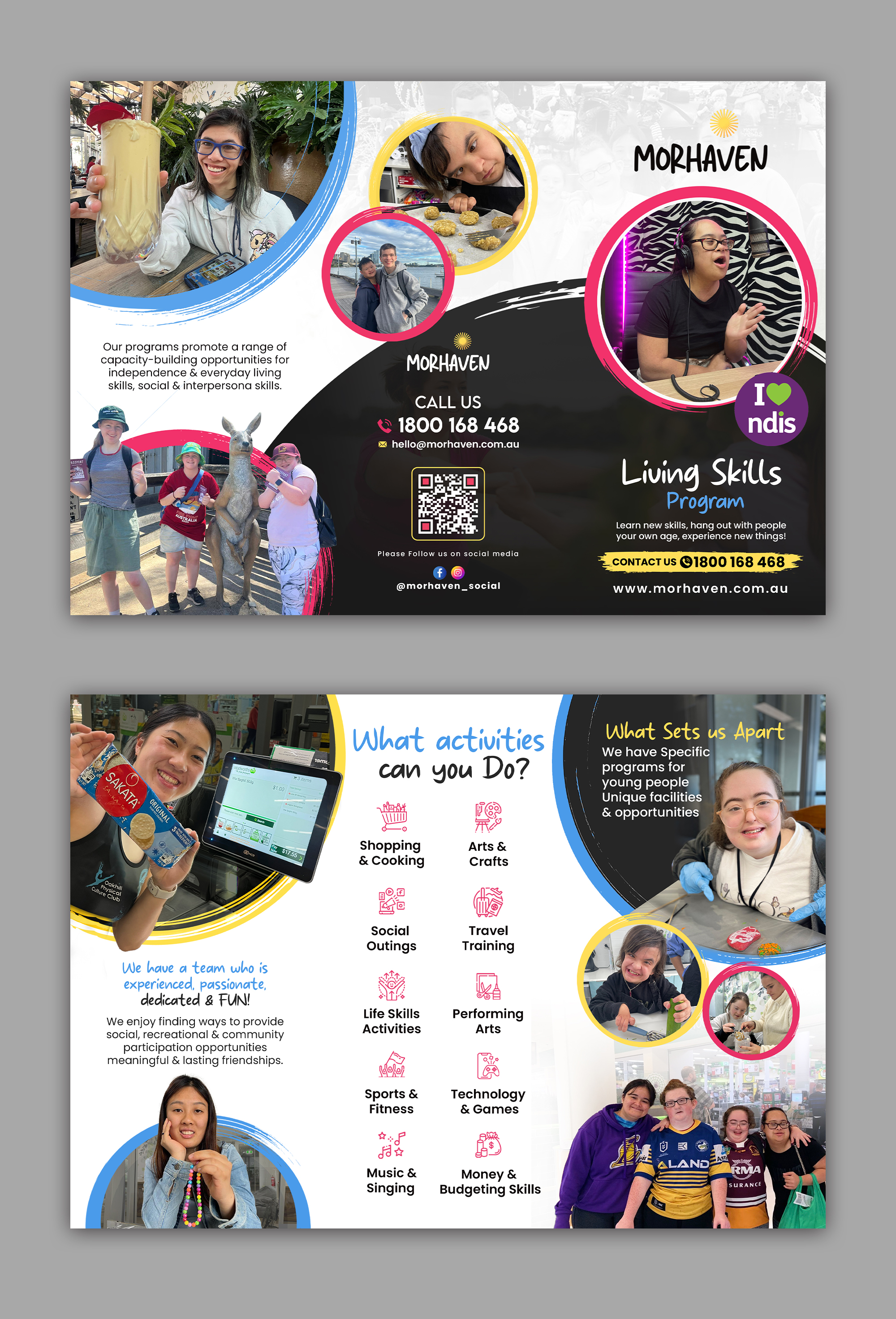 Flyer Design by debdesign for Morhaven Disability Services | Design #33408118