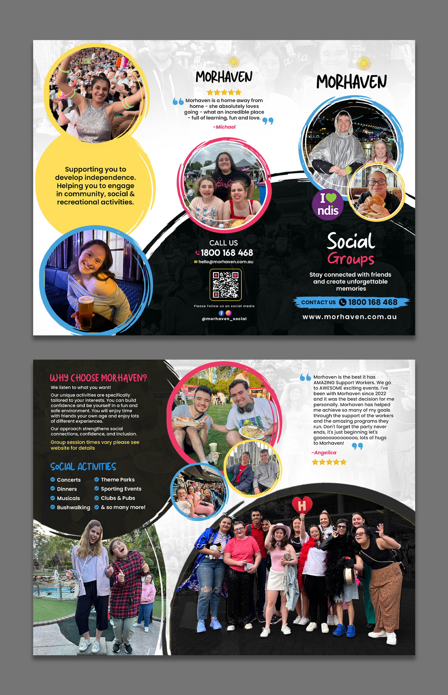 Flyer Design by debdesign for Morhaven Disability Services | Design #33408580