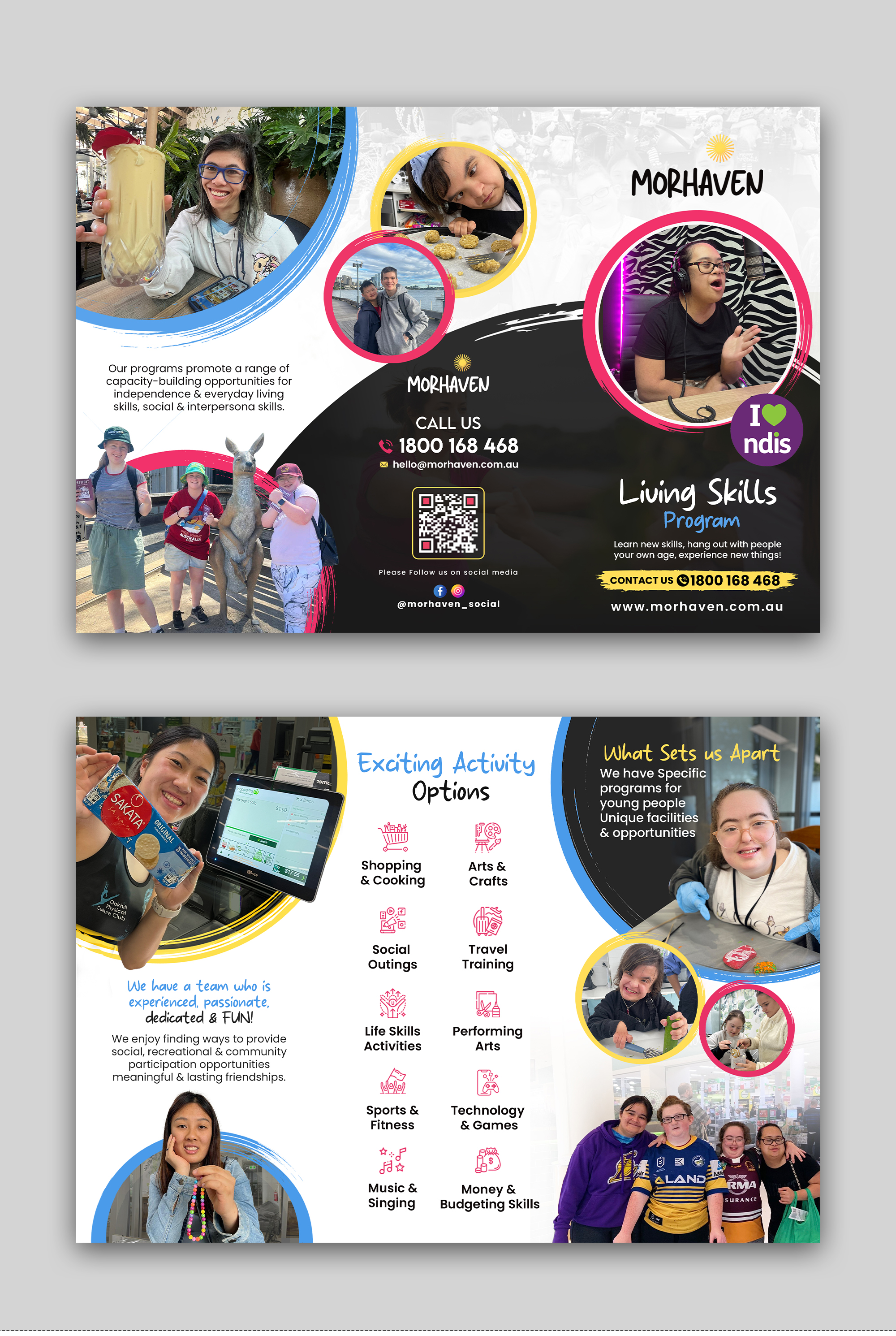 Flyer Design by debdesign for Morhaven Disability Services | Design #33423749