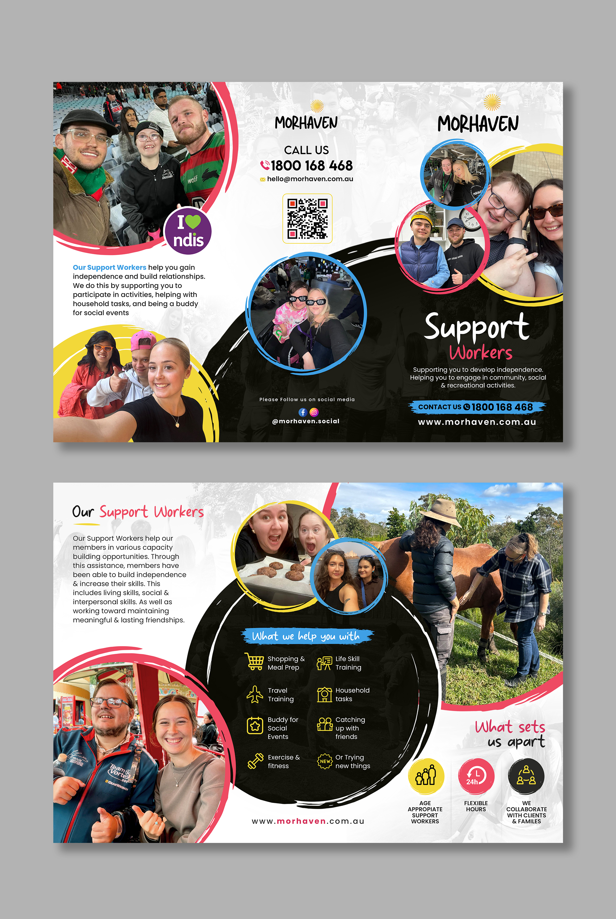 Flyer Design by debdesign for Morhaven Disability Services | Design #33431094