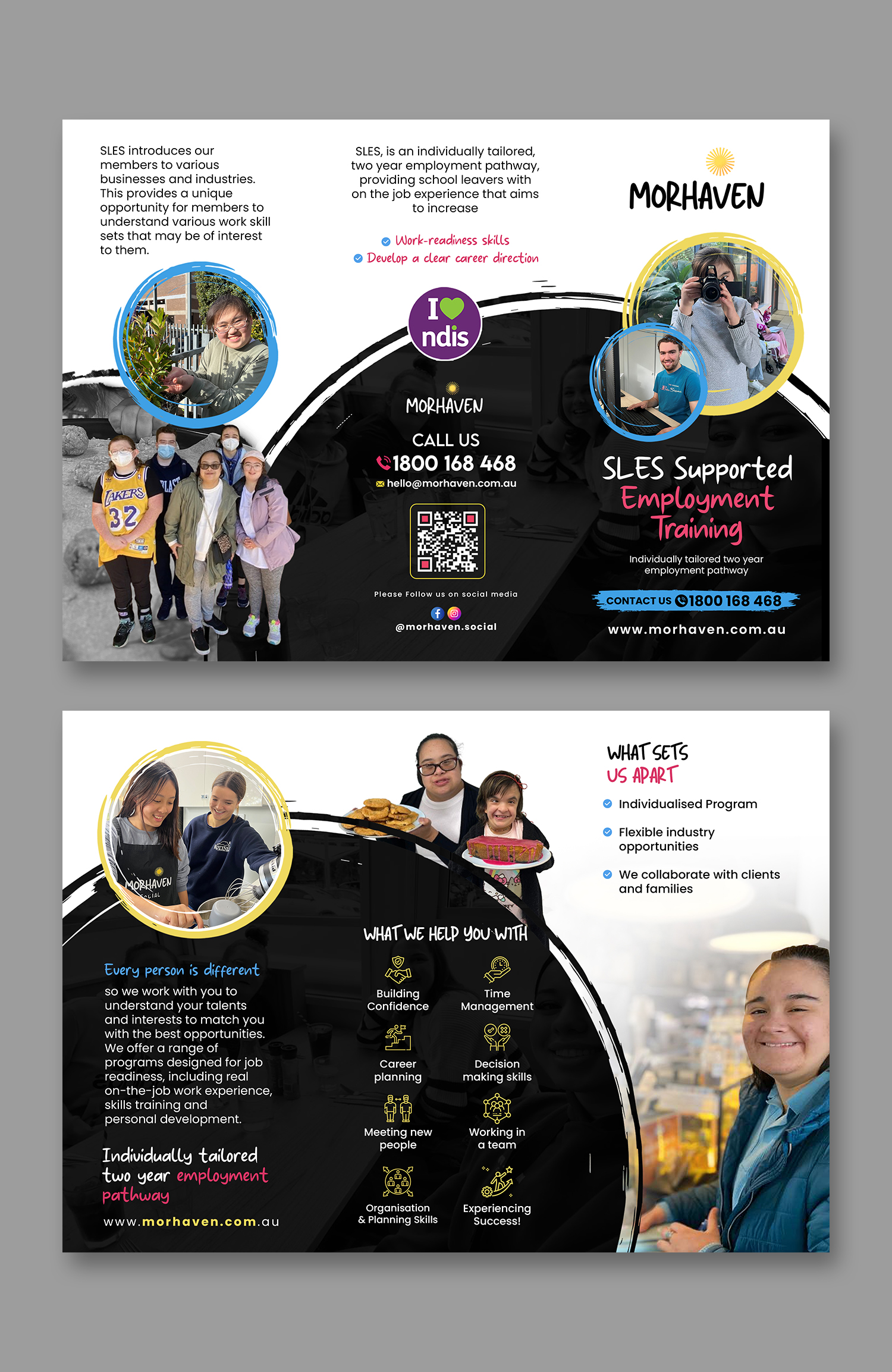 Flyer Design by debdesign for Morhaven Disability Services | Design #33443679