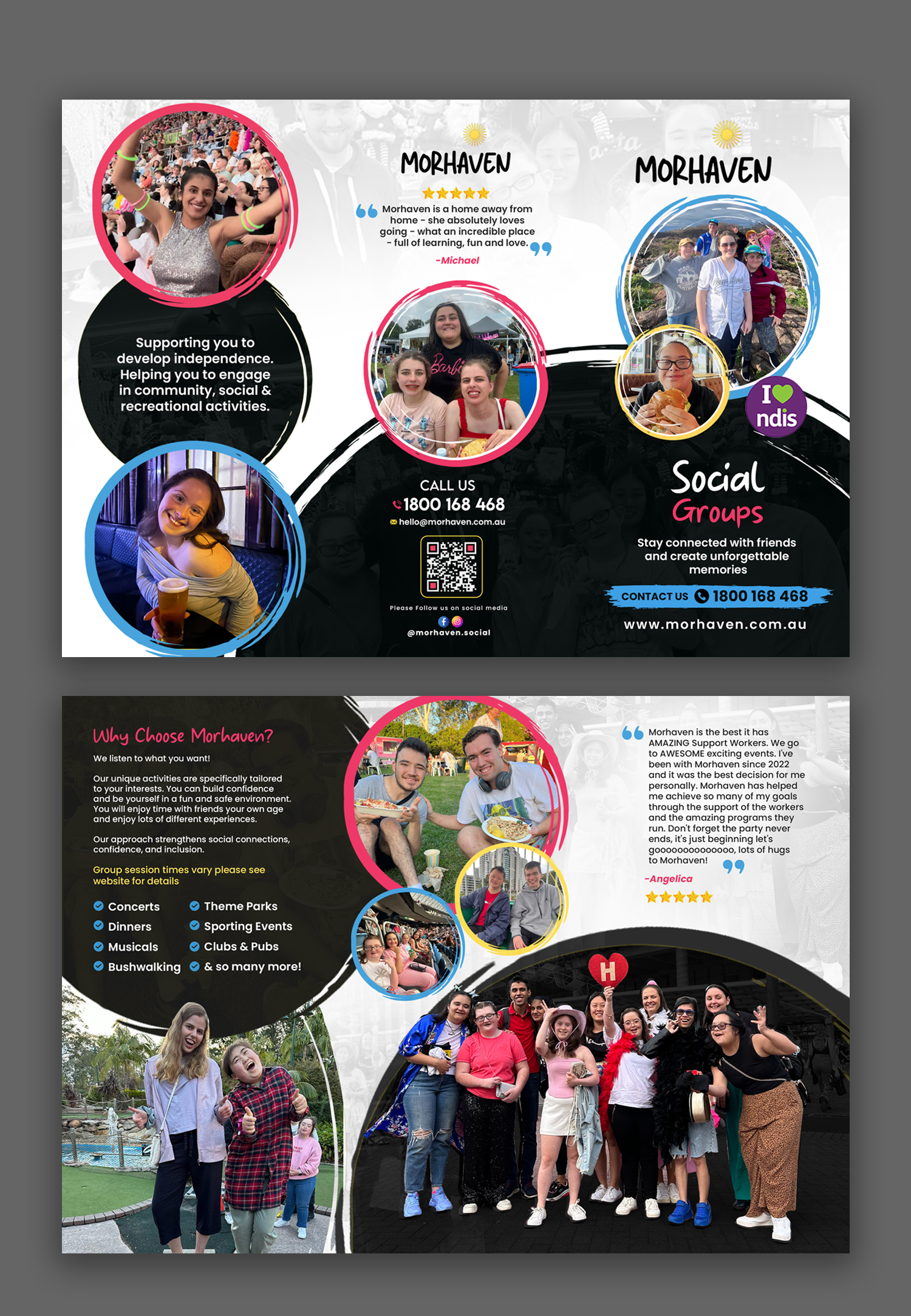 Flyer Design by debdesign for Morhaven Disability Services | Design #33493993