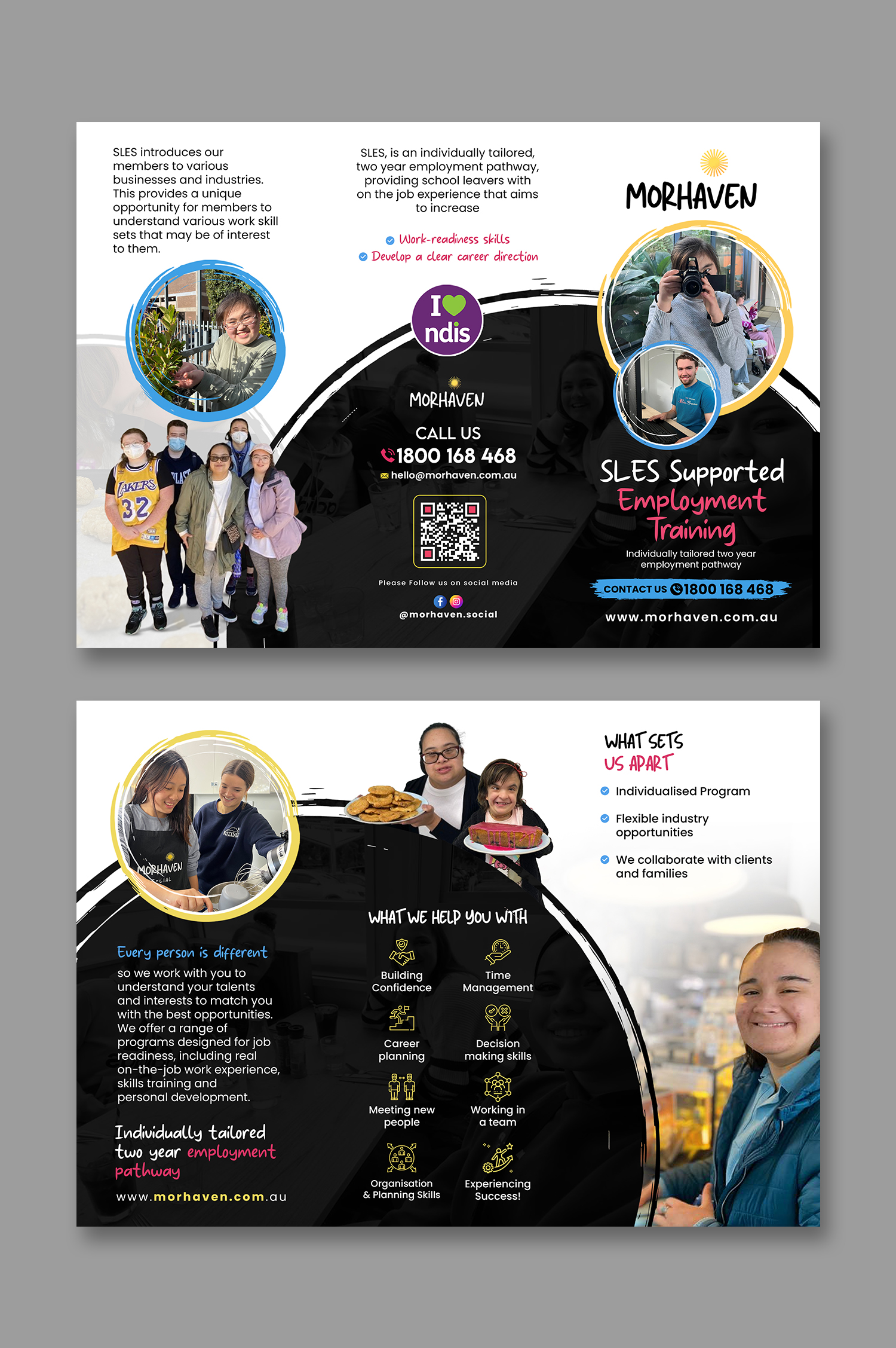 Flyer Design by debdesign for Morhaven Disability Services | Design #33494299