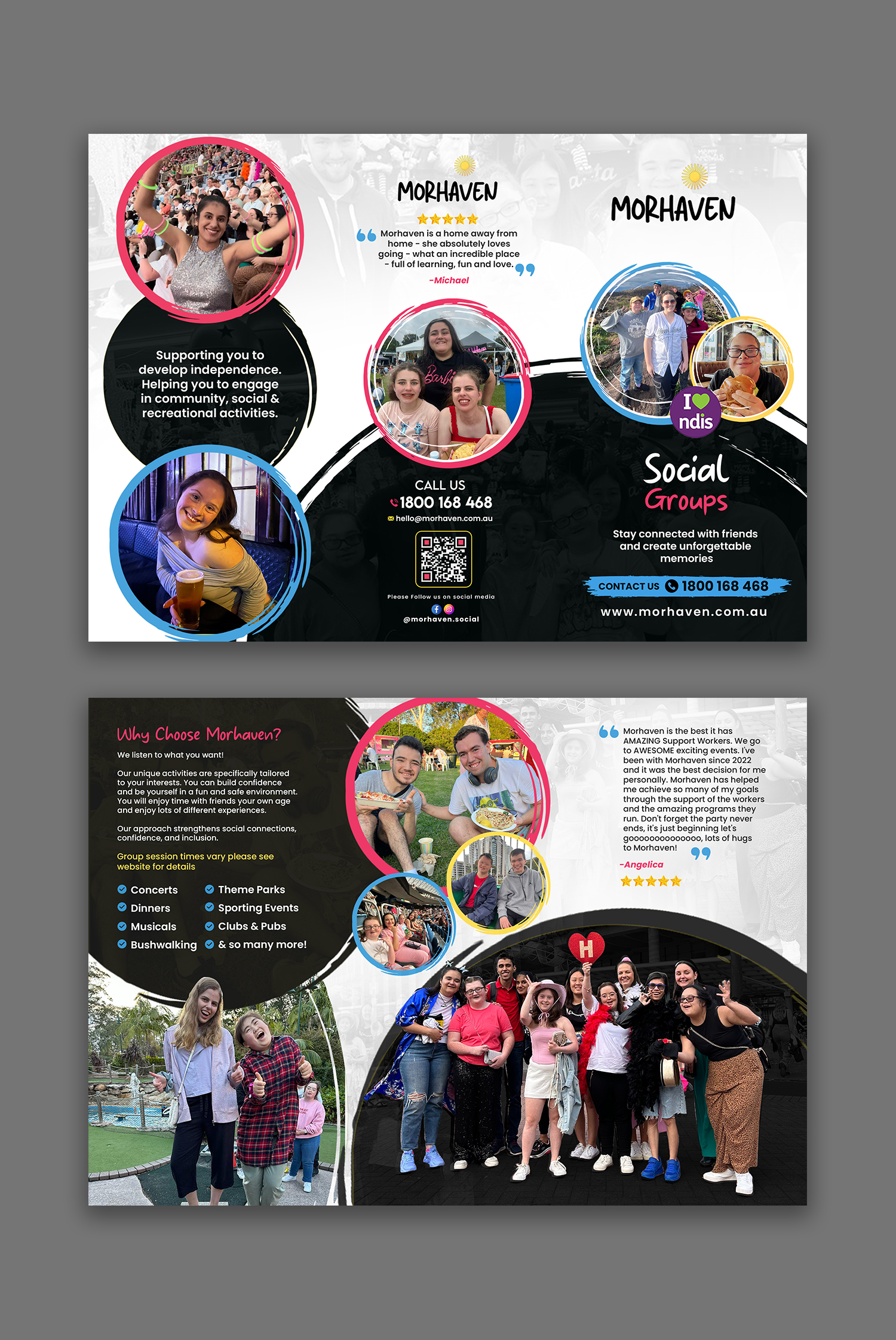 Flyer Design by debdesign for Morhaven Disability Services | Design #33501502