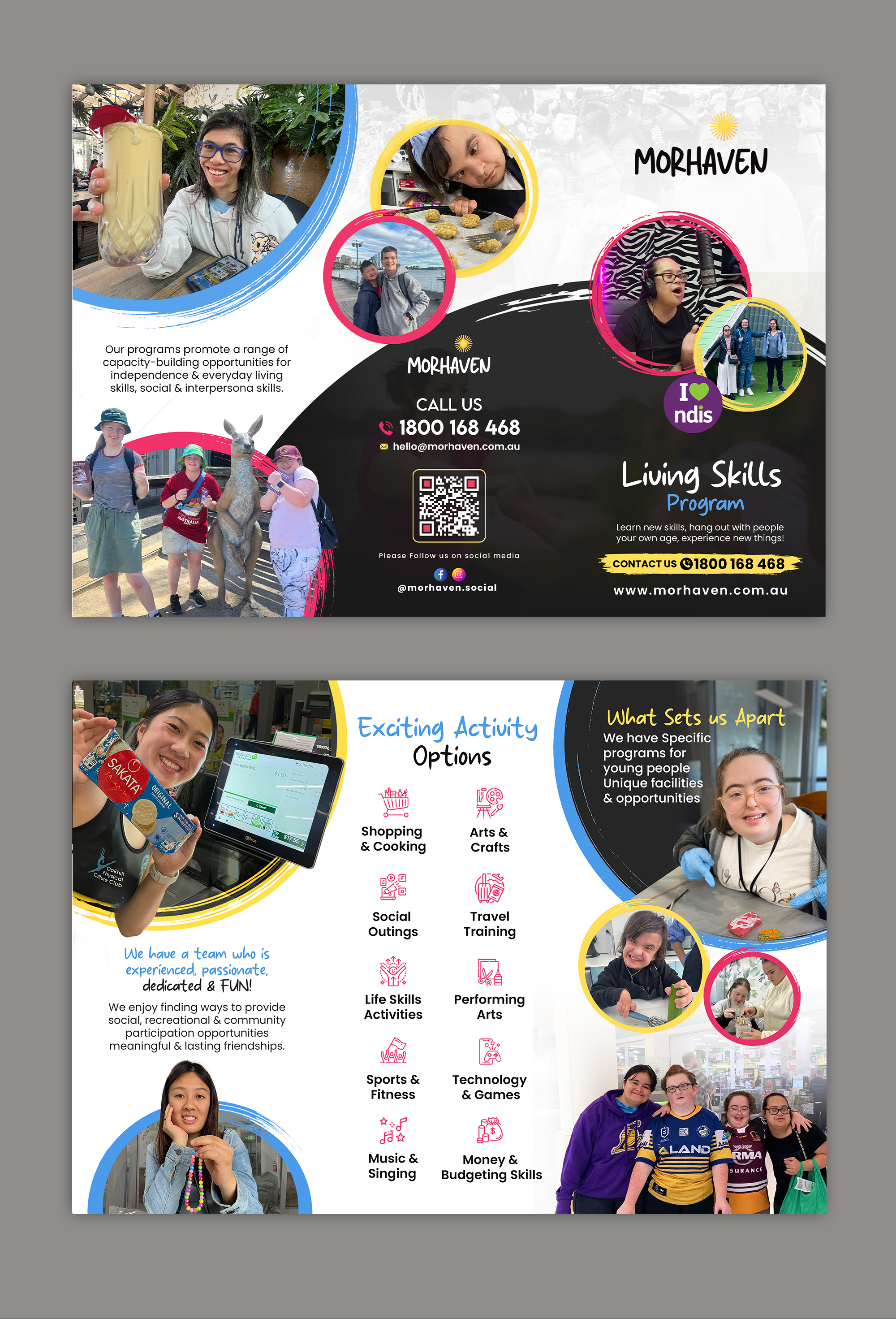 Flyer Design by debdesign for Morhaven Disability Services | Design #33501506