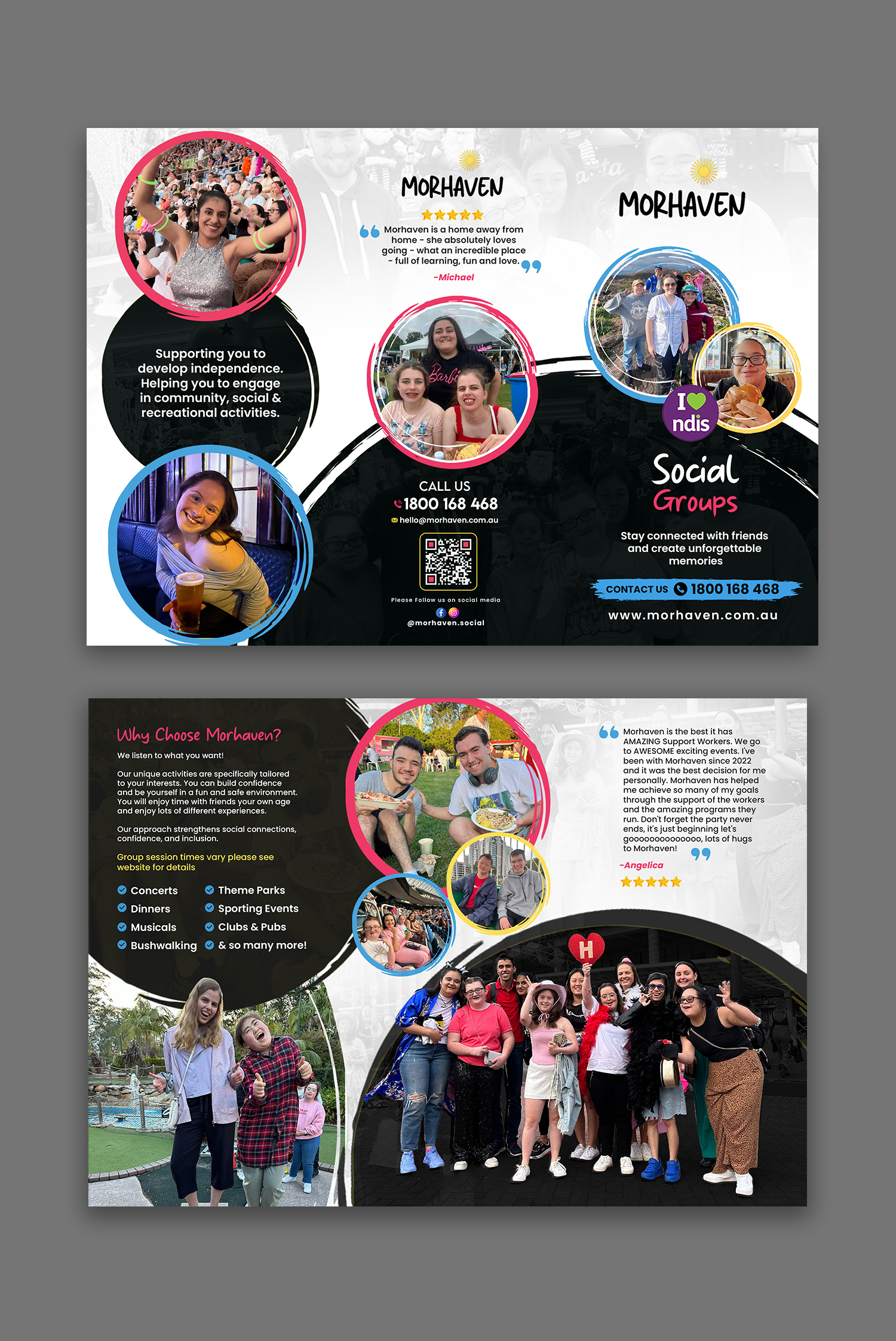 Flyer Design by debdesign for Morhaven Disability Services | Design #33501728