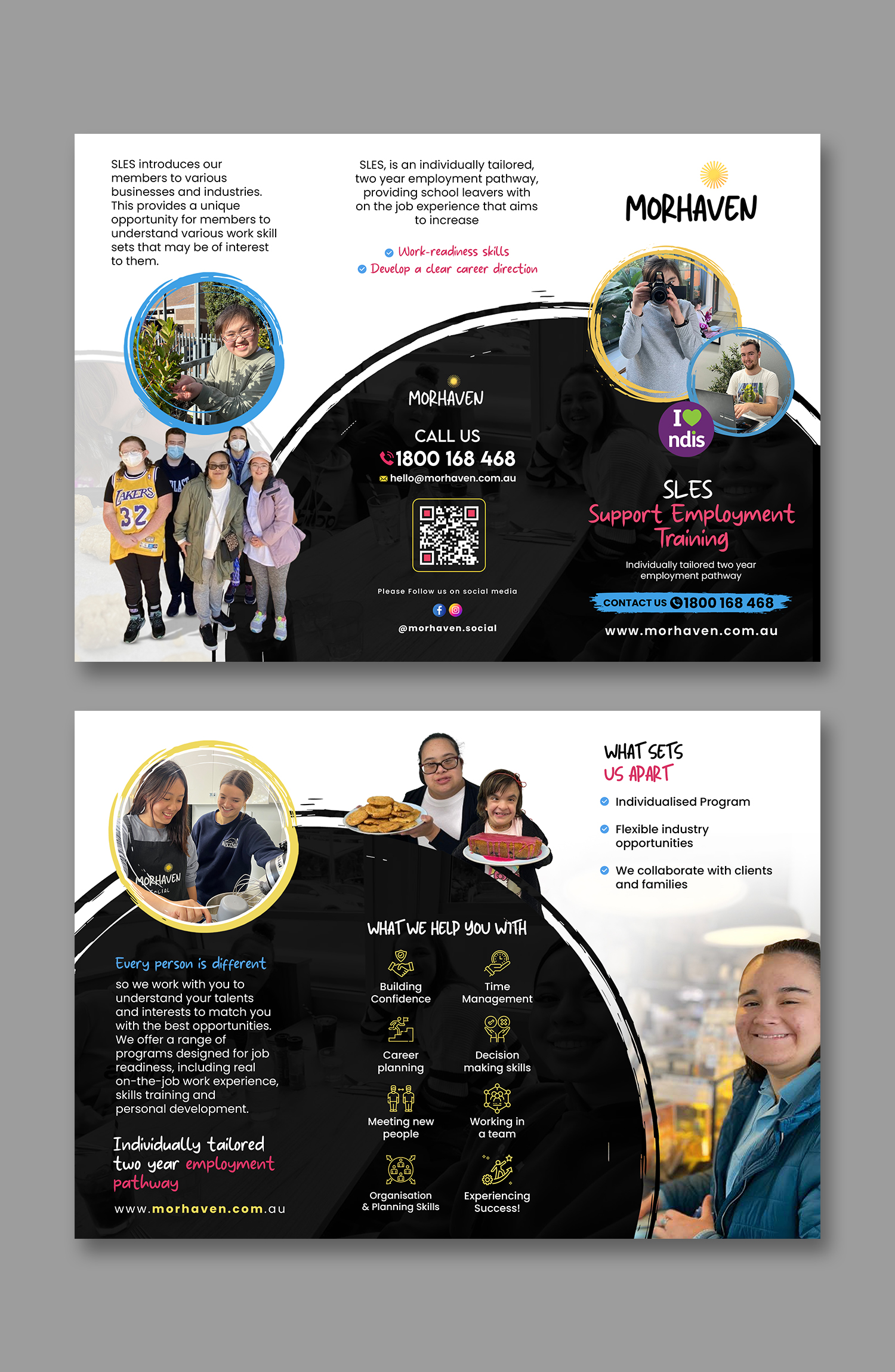 Flyer Design by debdesign for Morhaven Disability Services | Design #33508042