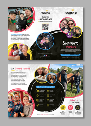 Flyer Design by debdesign for Morhaven Disability Services | Design: #33508052