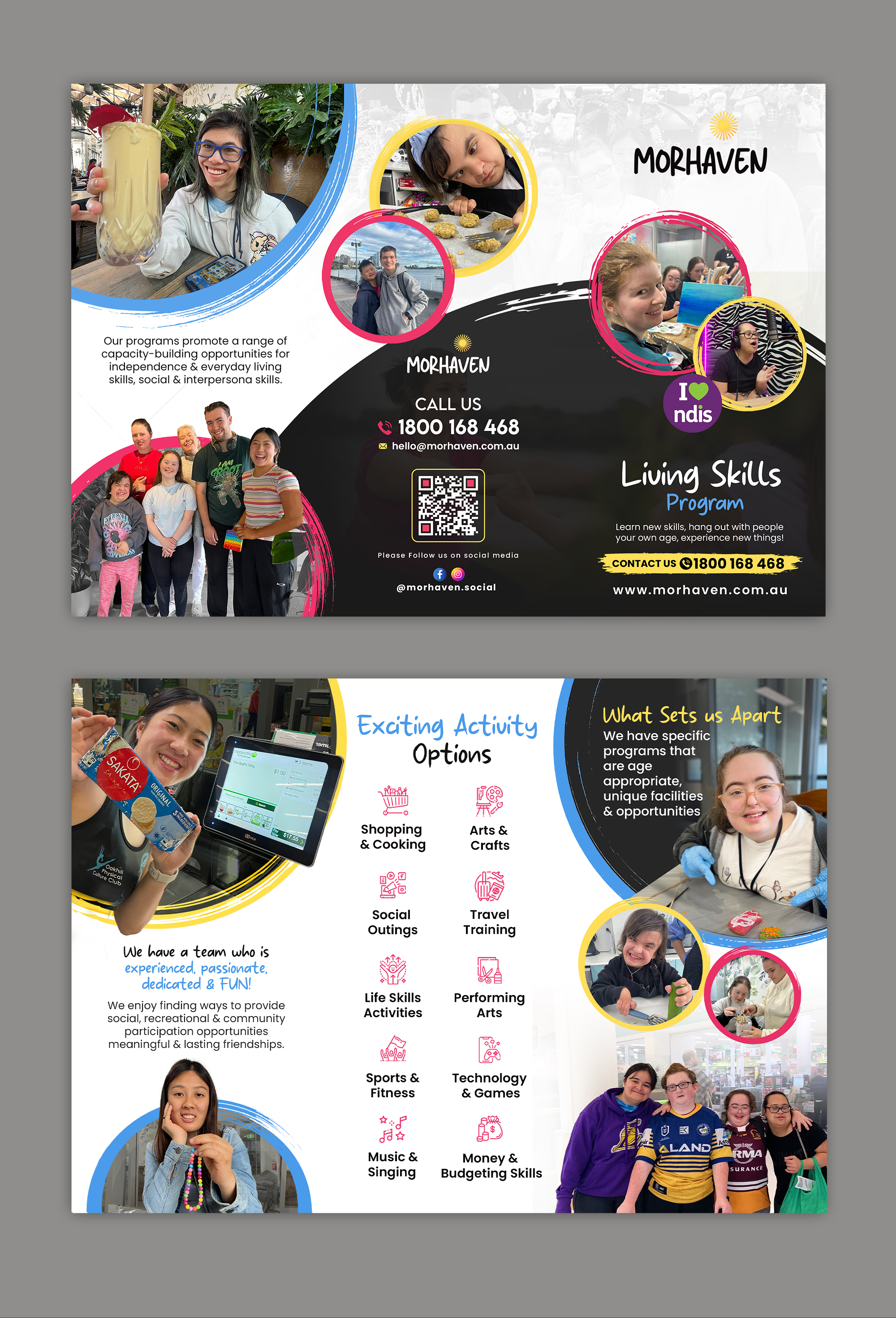 Flyer Design by debdesign for Morhaven Disability Services | Design #33508249