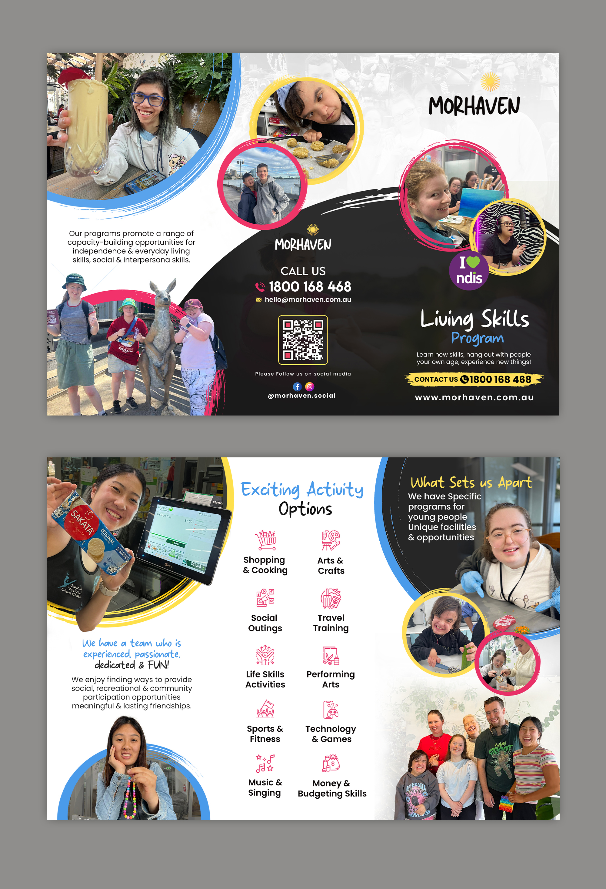 Flyer Design by debdesign for Morhaven Disability Services | Design #33516750