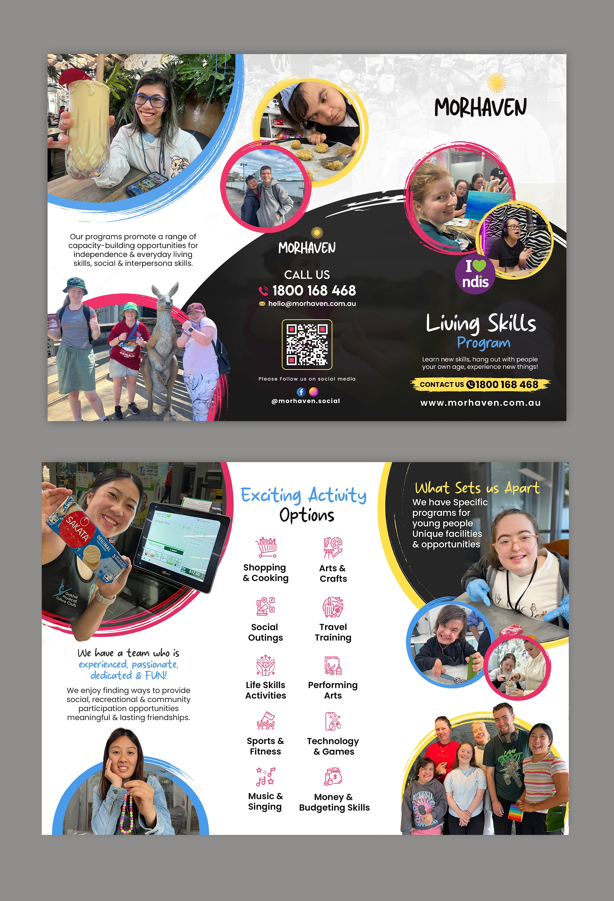 Flyer Design by debdesign for Morhaven Disability Services | Design #33551603