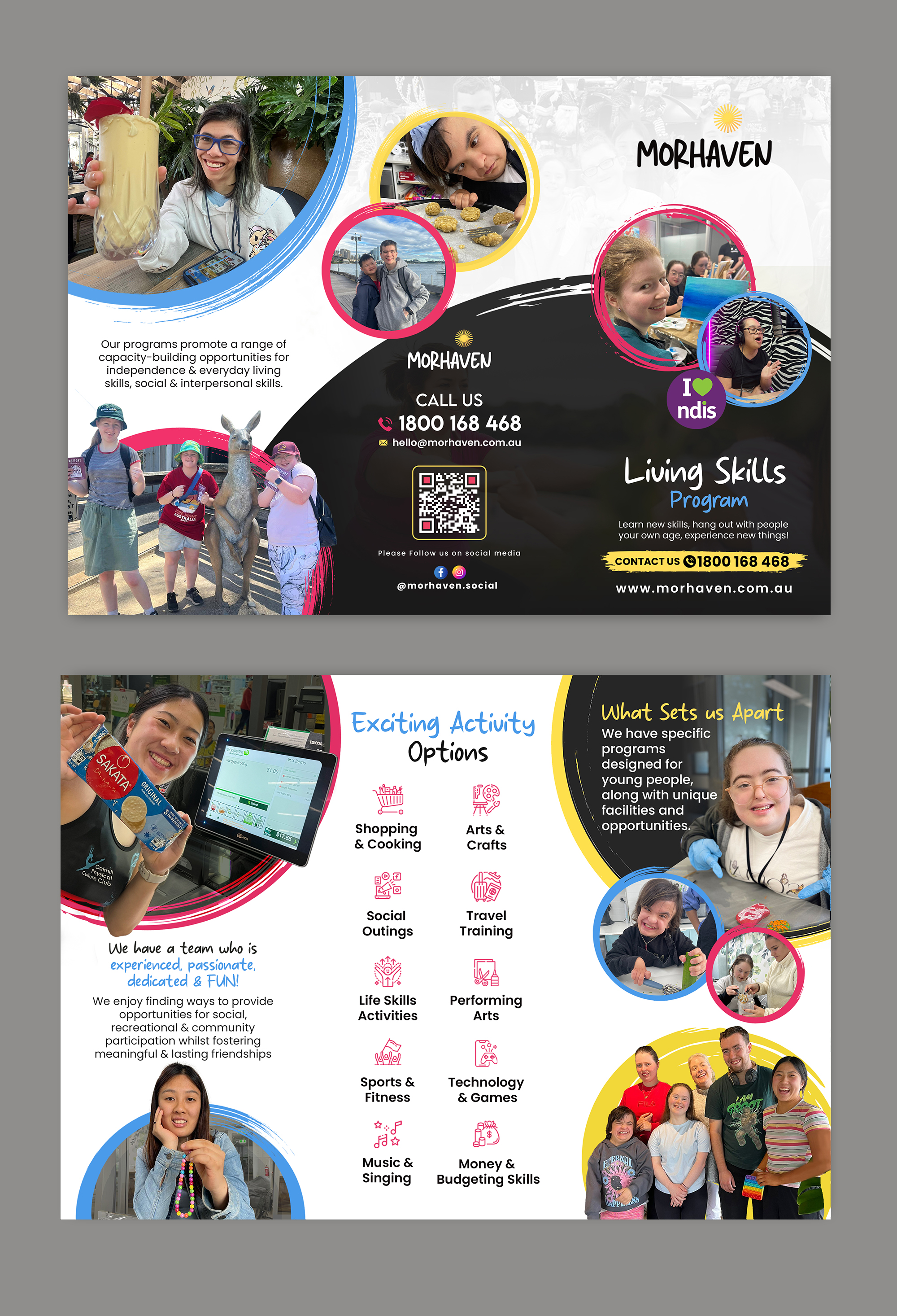Flyer Design by debdesign for Morhaven Disability Services | Design #33593171