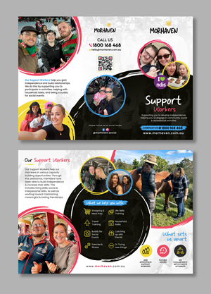 Flyer Design by debdesign for Morhaven Disability Services | Design: #33593179