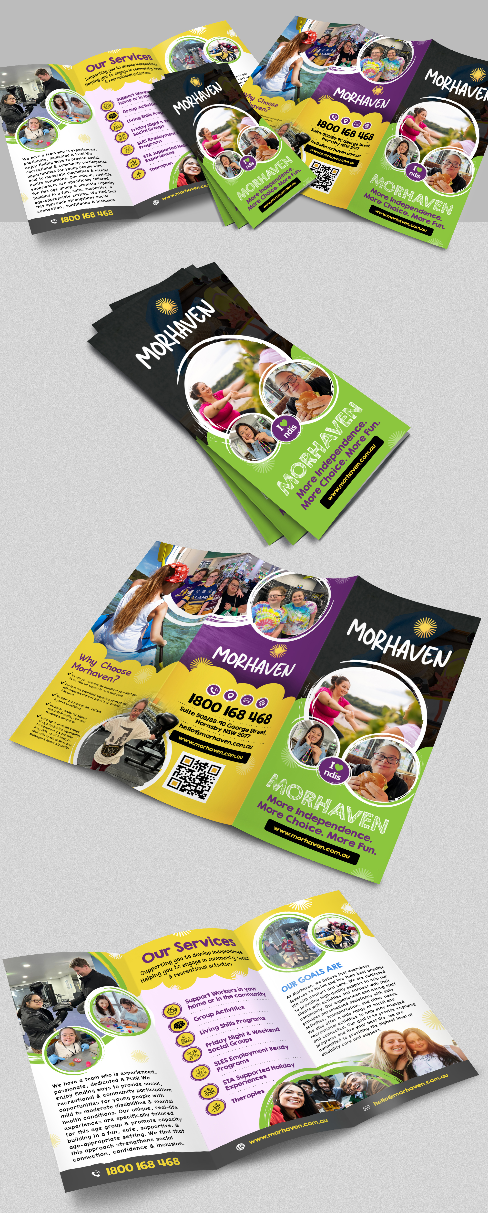 Flyer Design by 123graphics for Morhaven Disability Services | Design #32876227