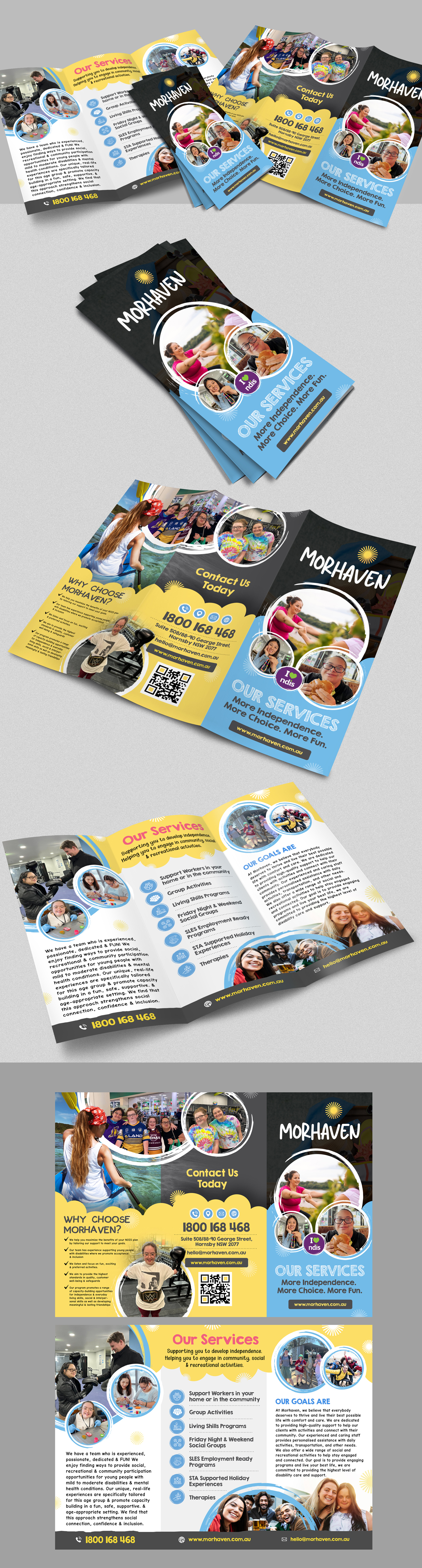 Design de Flyer par 123graphics pour Morhaven Disability Services | Design #32910014