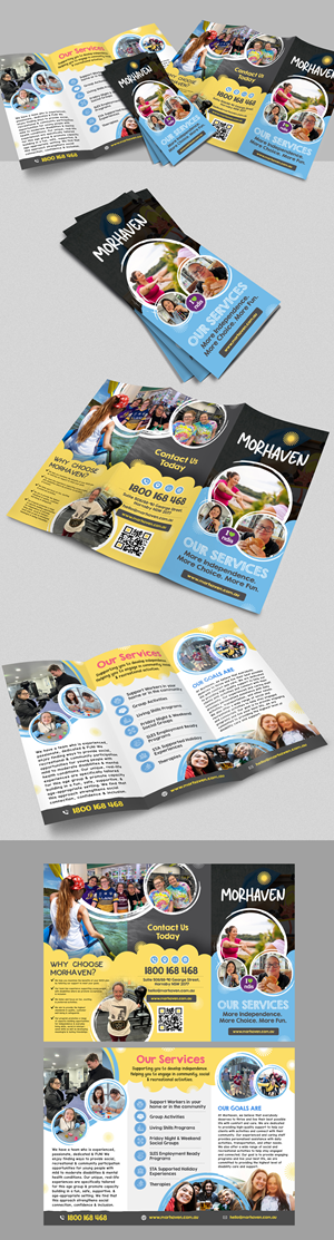 Flyer Design by 123graphics for Morhaven Disability Services | Design: #32910014