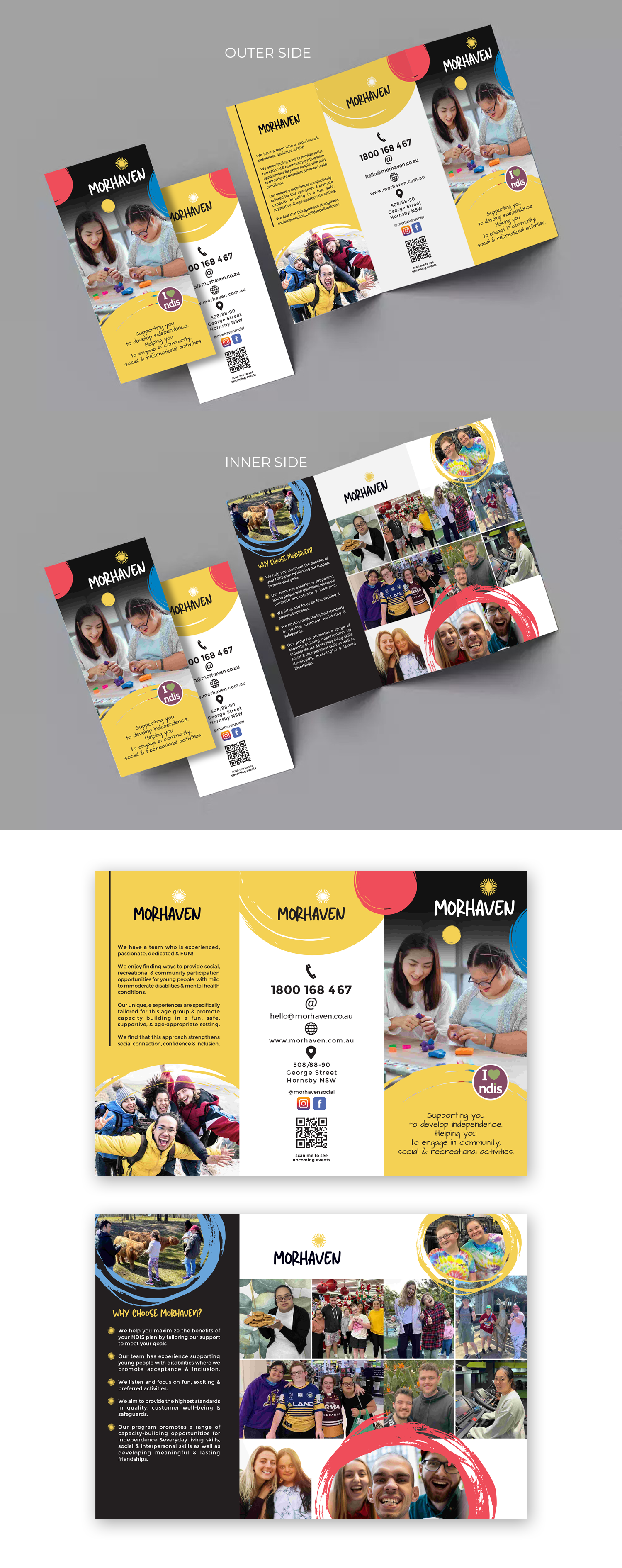 Flyer Design by Mungbejotok for Morhaven Disability Services | Design #32905954