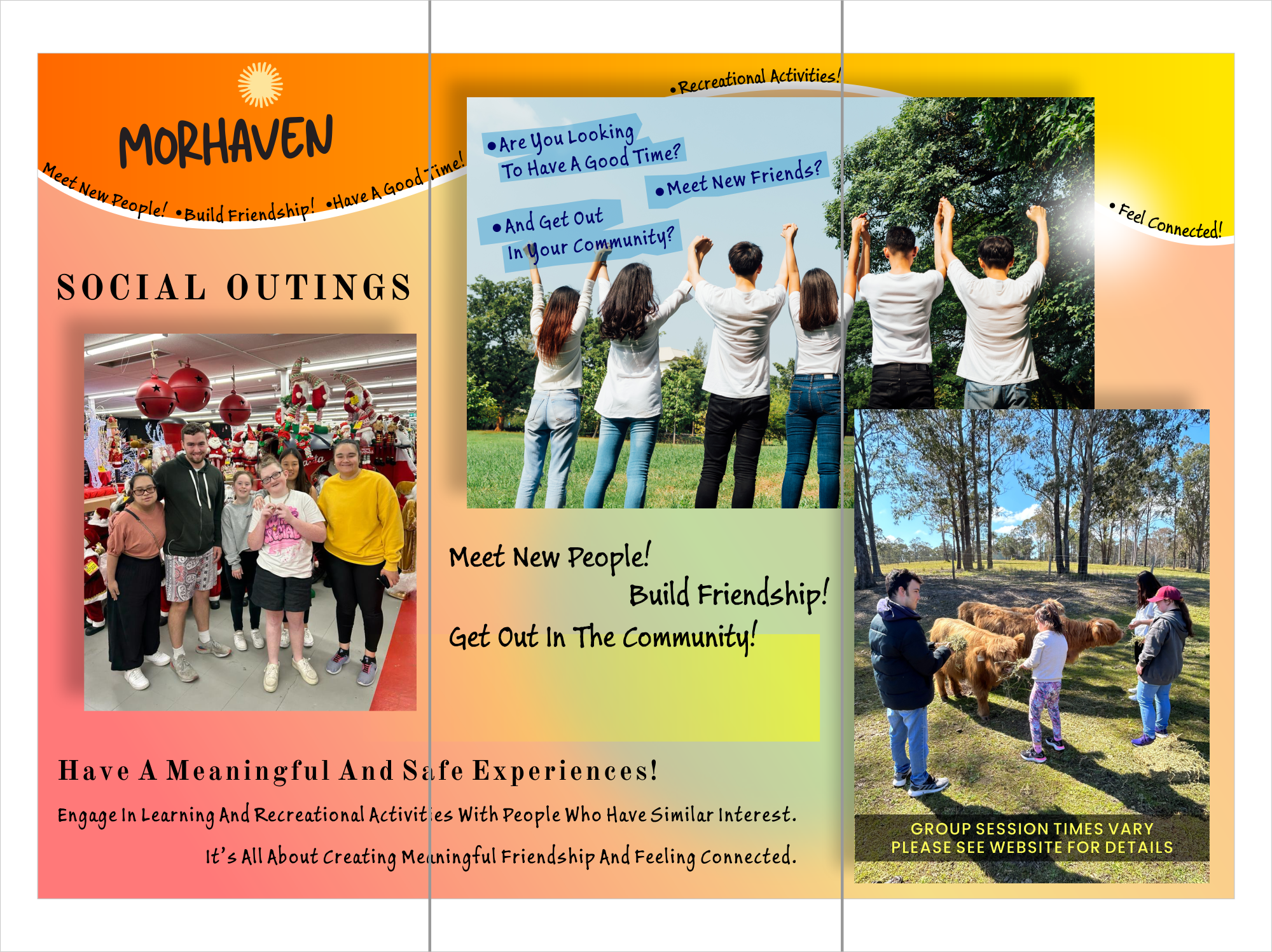 Design de Flyer par 81y179 pour Morhaven Disability Services | Design #32919557