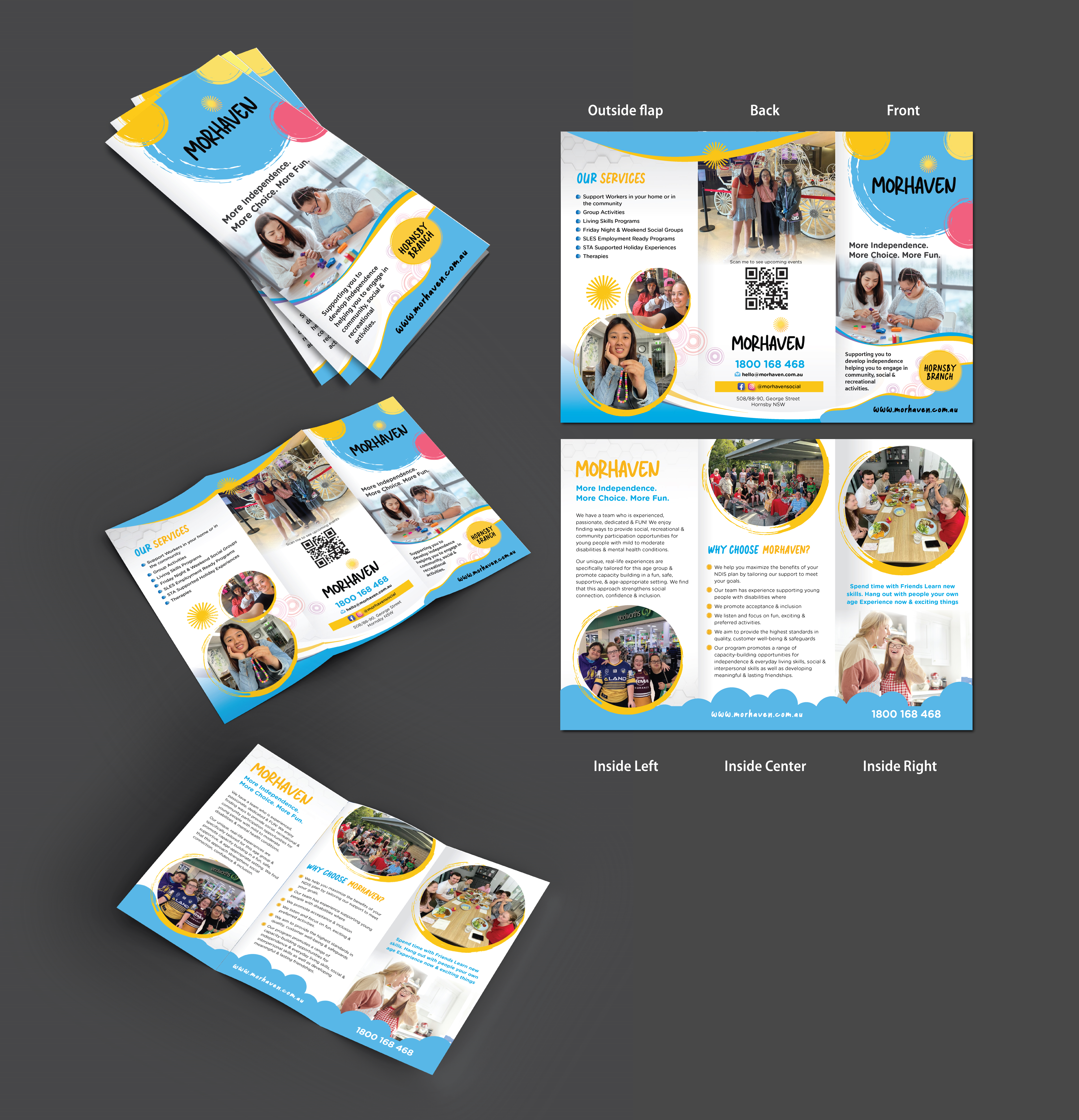 Diseño de Flyer por meet007 para Morhaven Disability Services | Diseño #32877894