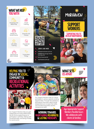 Flyer Design by Graphic Guy for Morhaven Disability Services | Design: #32864584