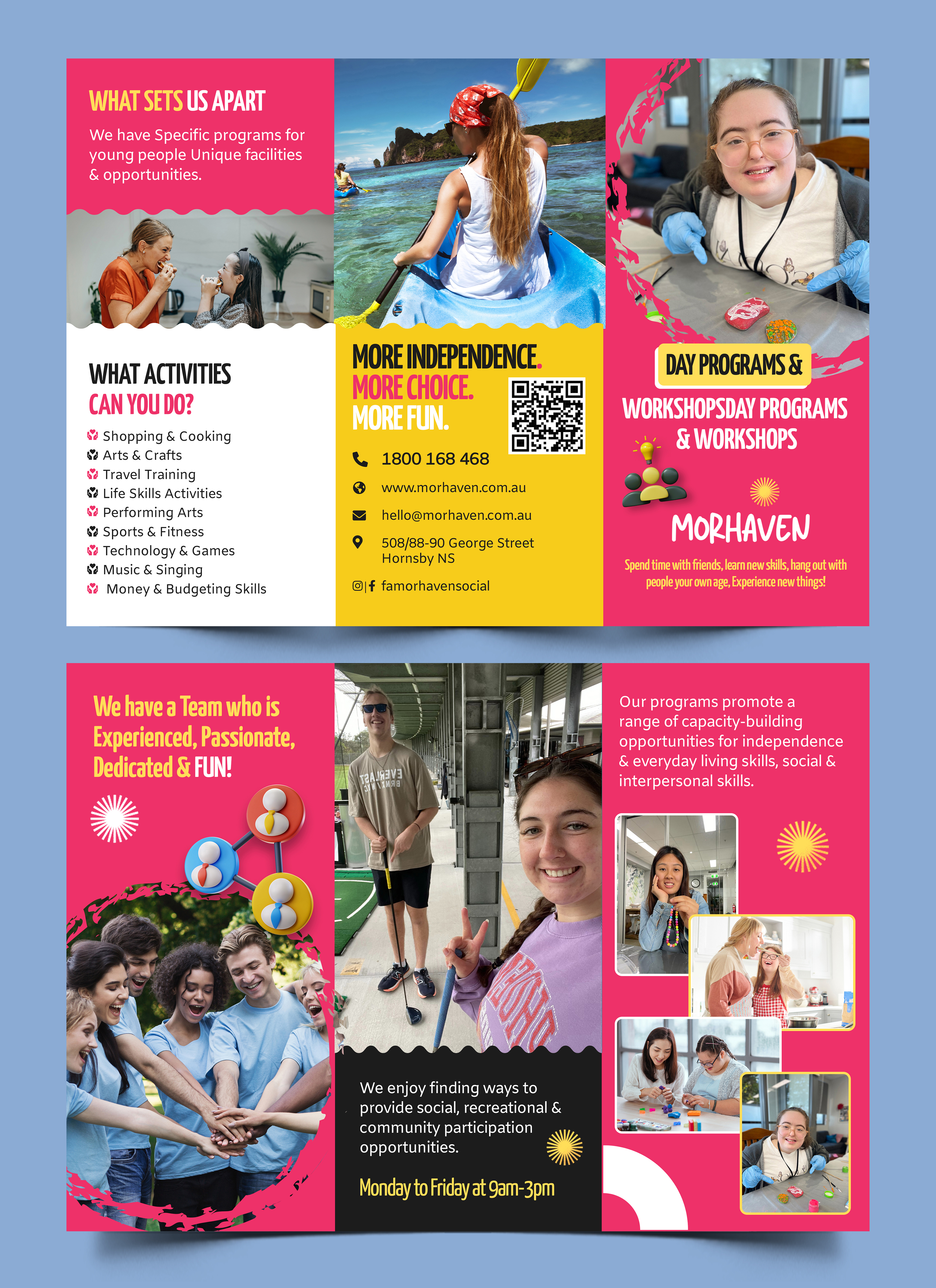 Flyer Design by Graphic Guy for Morhaven Disability Services | Design #32864586