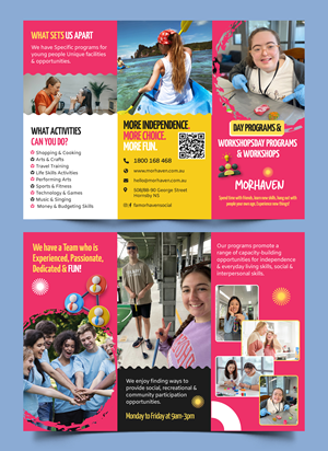 Flyer Design by Graphic Guy for Morhaven Disability Services | Design: #32864586