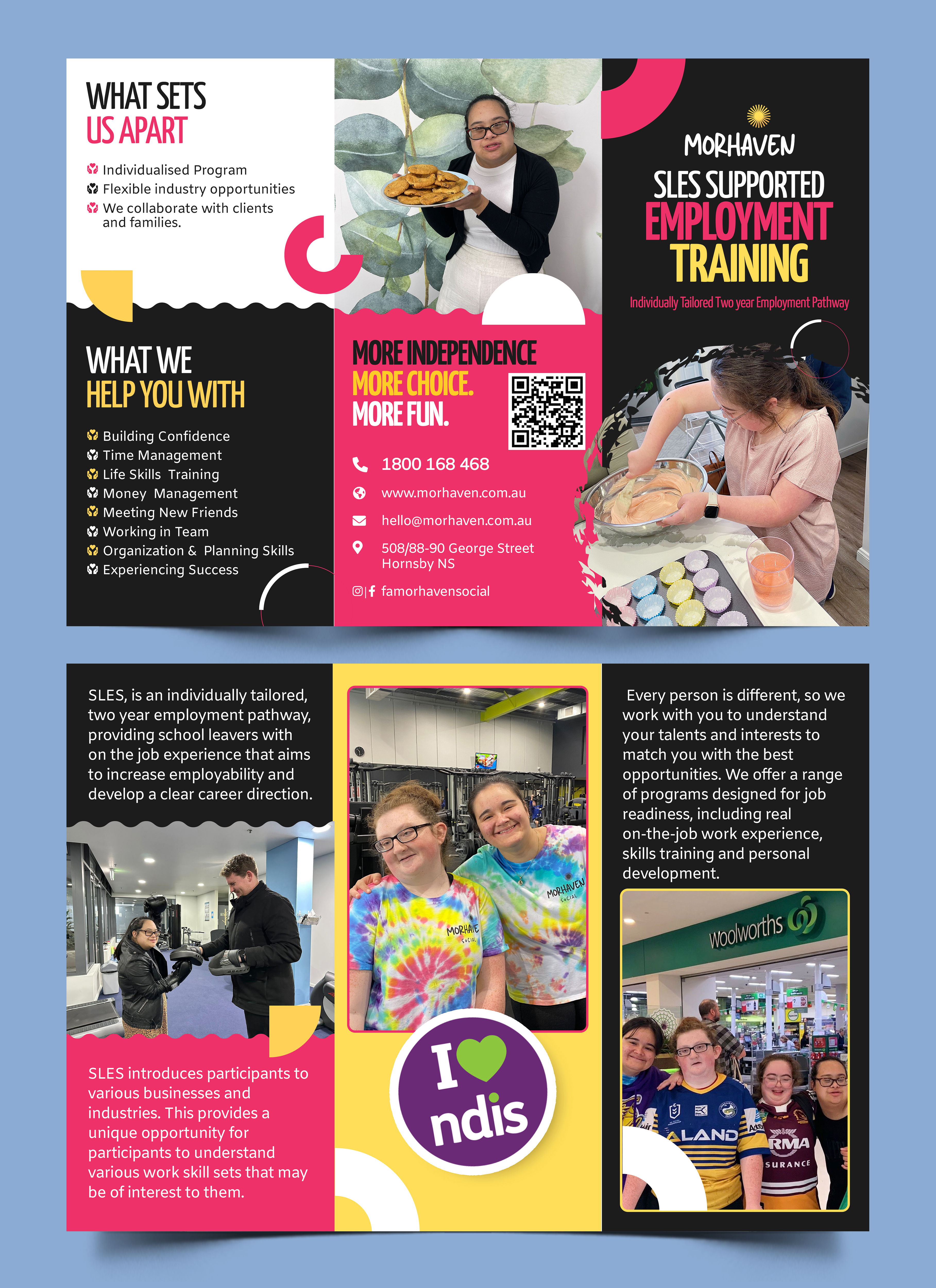 Flyer Design by Graphic Guy for Morhaven Disability Services | Design #32864590
