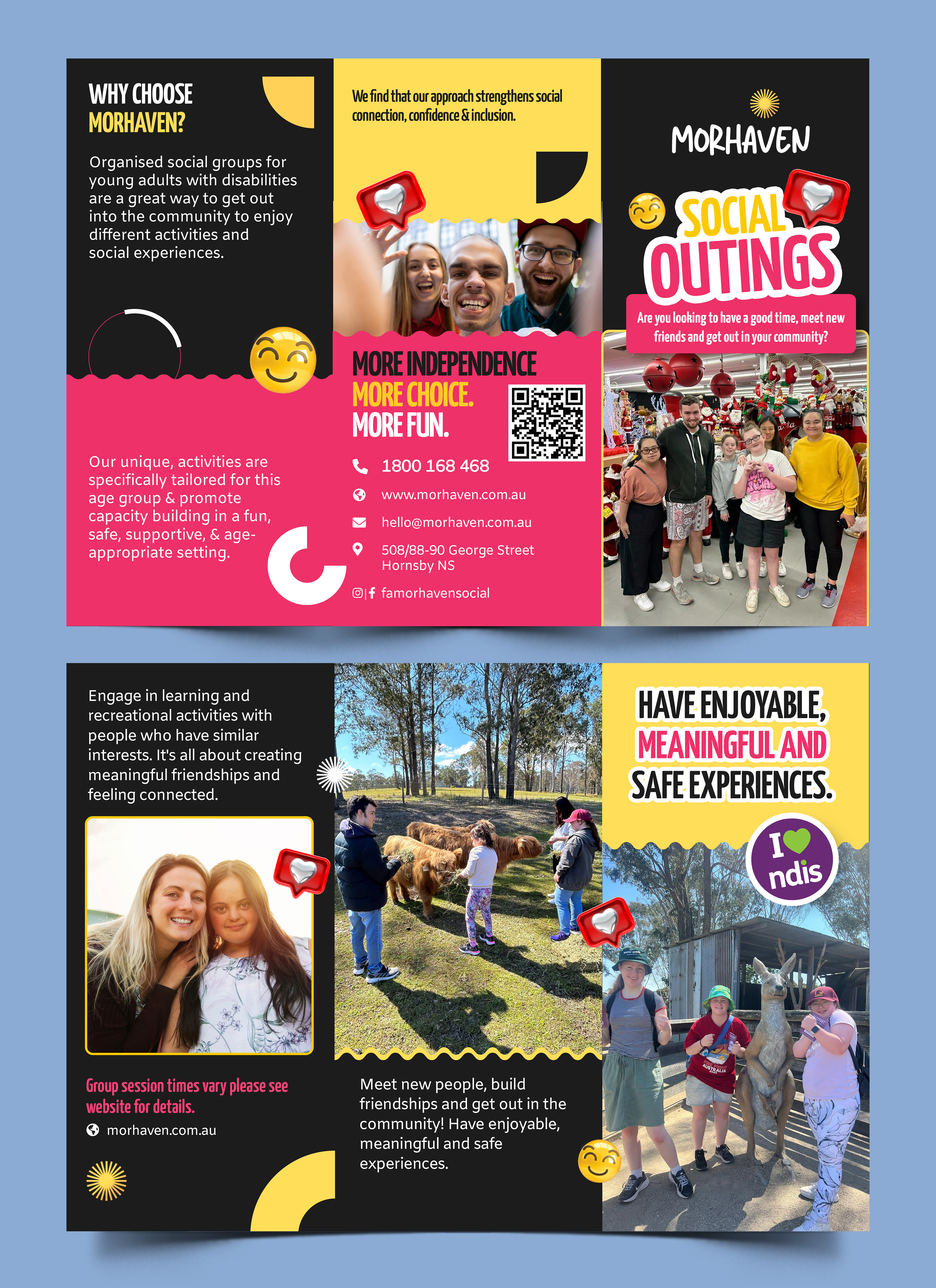 Flyer Design by Graphic Guy for Morhaven Disability Services | Design #32864592