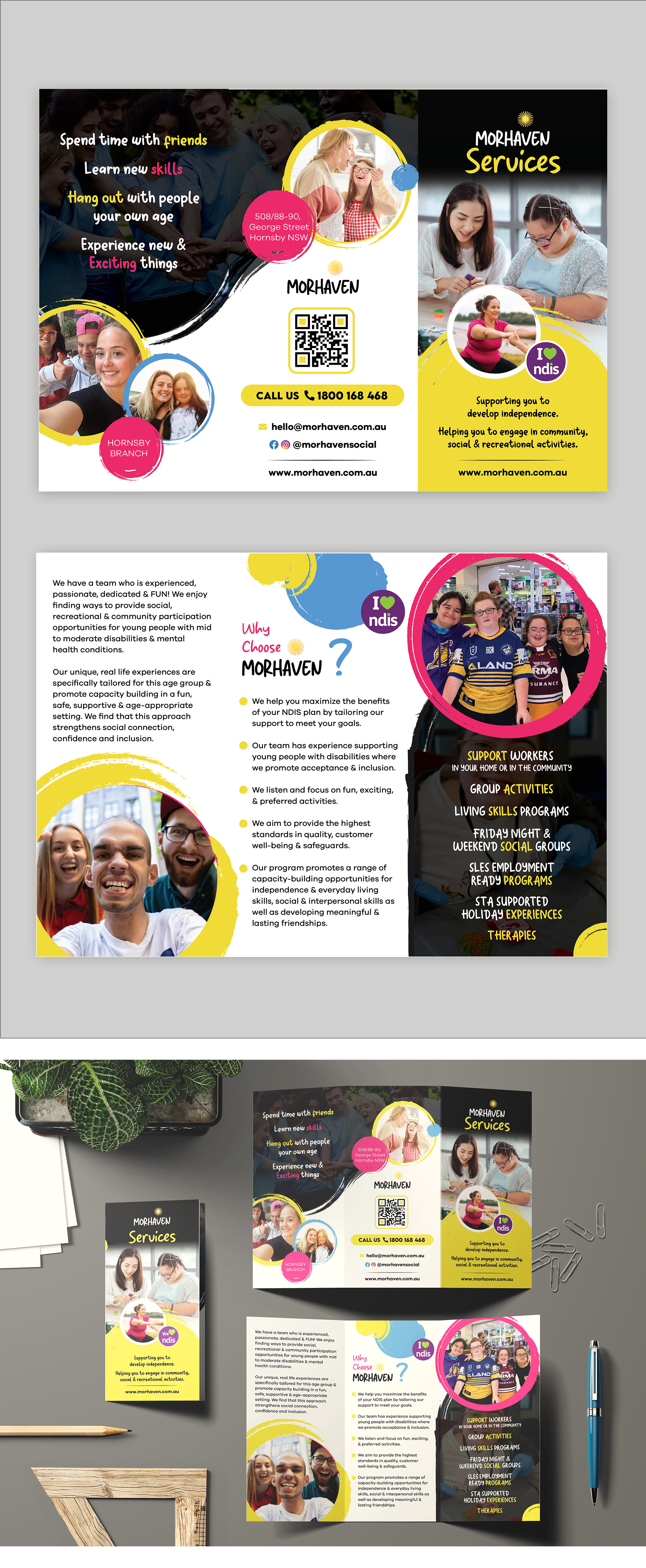 Flyer Design by Pankhuri Badal for Morhaven Disability Services | Design #32911185