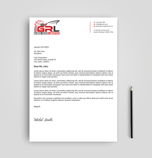 Letterhead Design by Expert Bappy for this project | Design: #32829251