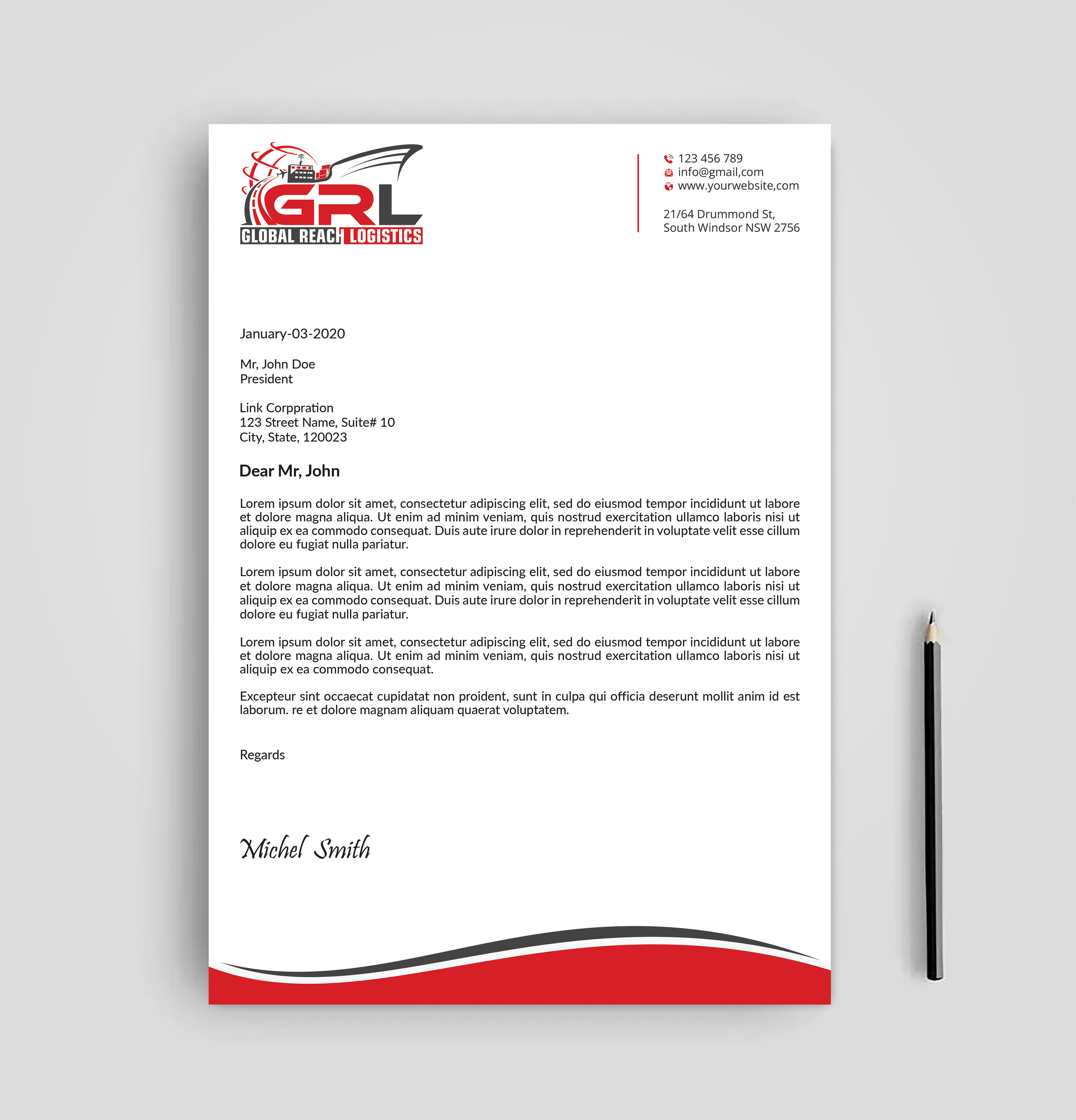Letterhead Design by Expert Bappy for this project | Design #32829323