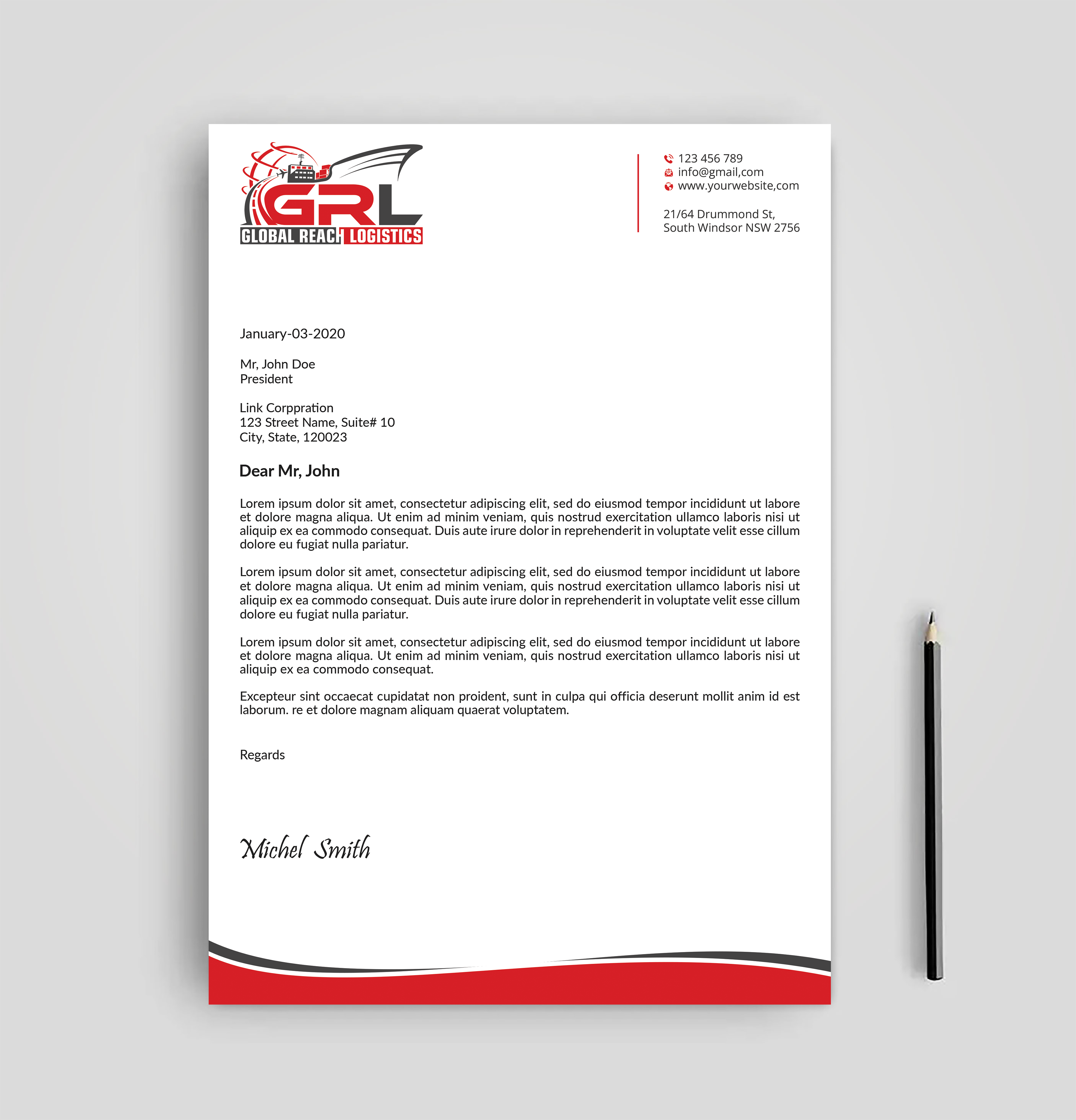 Letterhead Design by Expert Bappy for this project | Design #32829384