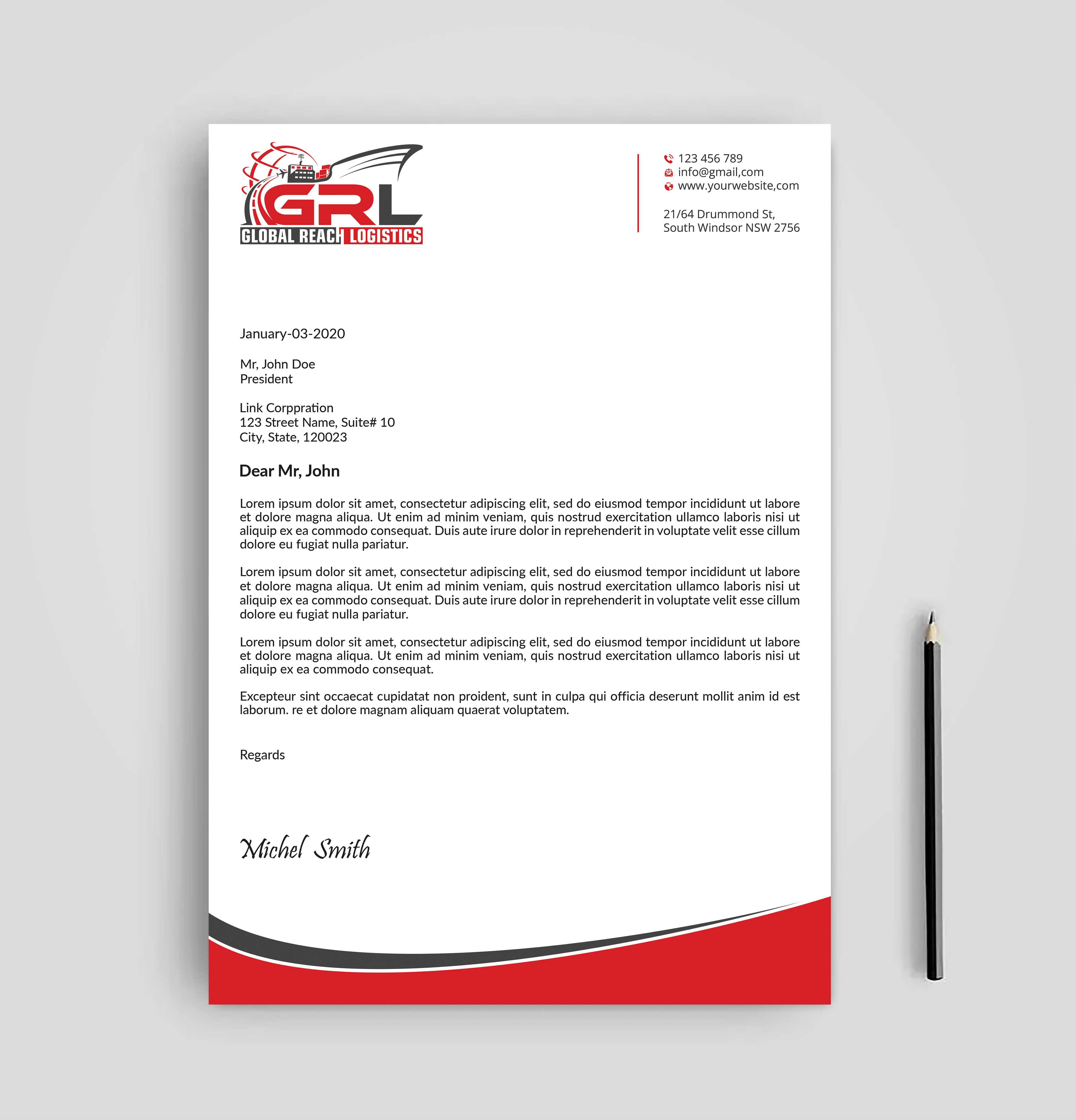 Letterhead Design by Expert Bappy for this project | Design #32829385
