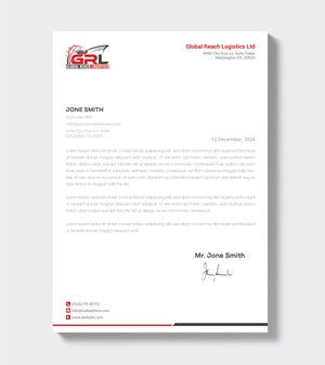 Letterhead Design by artbitin for this project | Design: #32828909