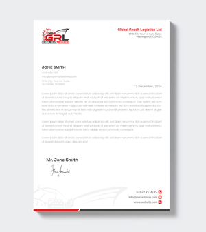 Letterhead Design by artbitin for this project | Design: #32828911