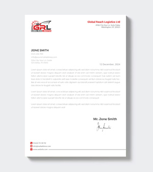 Letterhead Design by artbitin for this project | Design: #32828914
