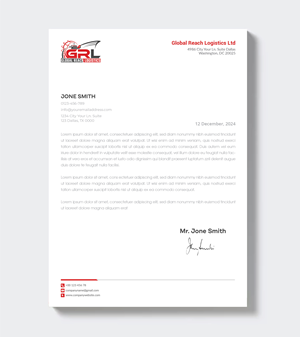 Letterhead Design by artbitin for this project | Design: #32828915