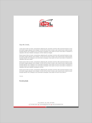Letterhead Design by LAXMI DESIGNHUB for this project | Design: #32829111